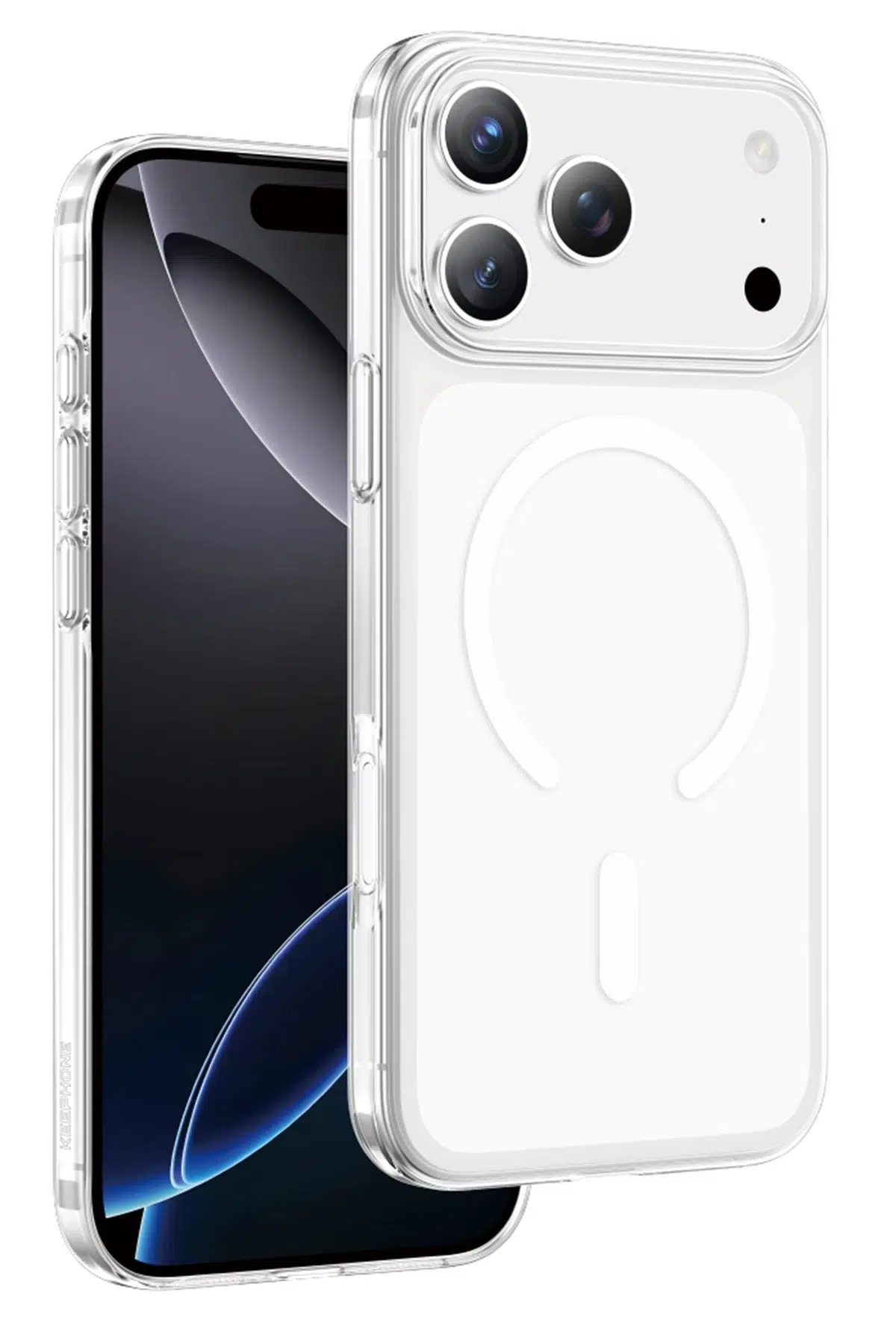 Keephone Apple iPhone 17 Pro Max X-Crystal Slim Magsafe Kılıf - Şeffaf