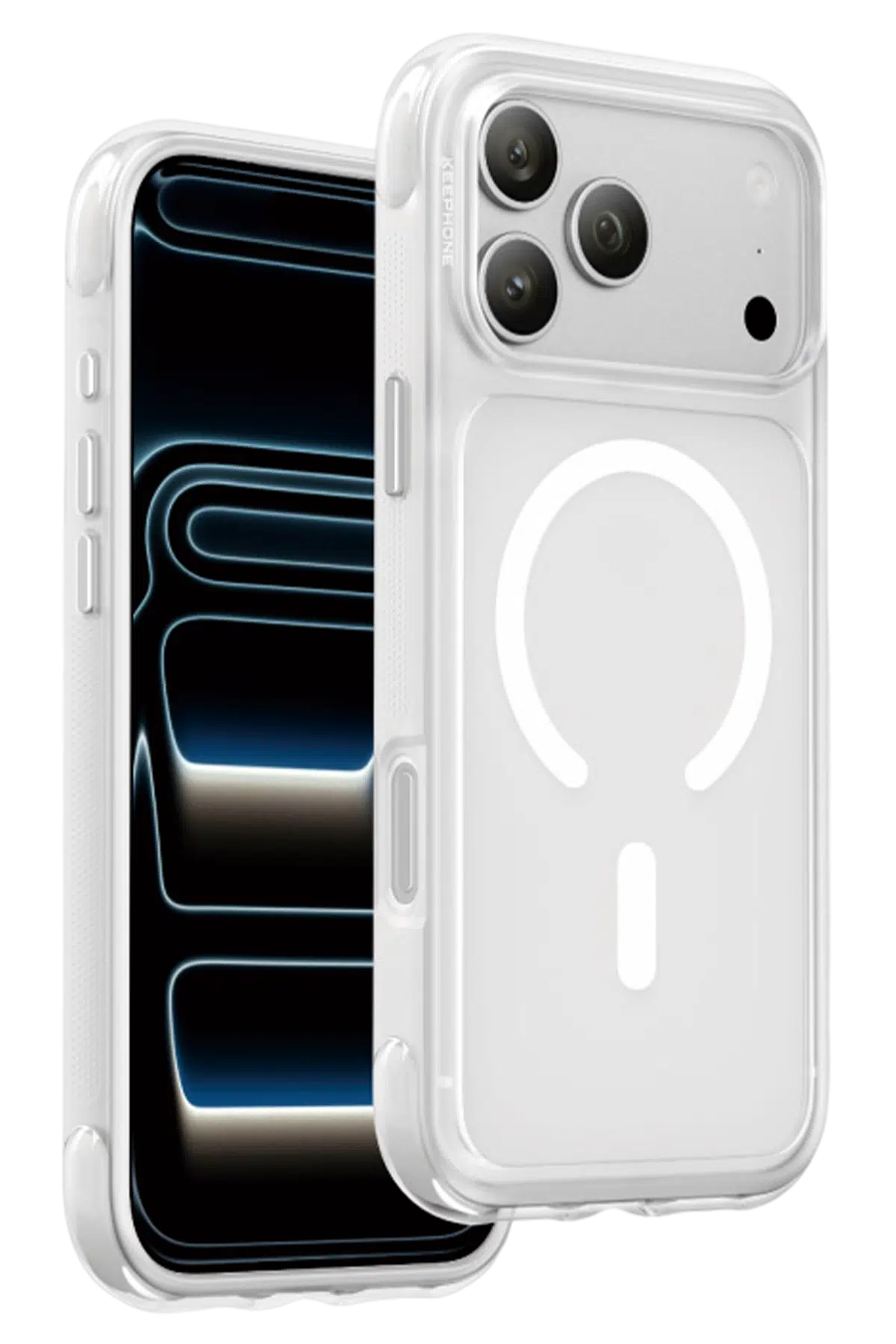 Keephone Apple iPhone 17 Pro Monica Airbag Magsafe Kapak - Beyaz