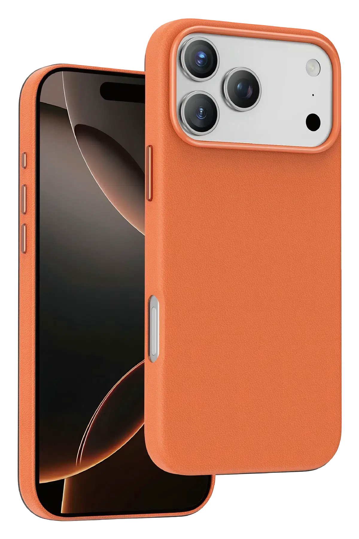 Keephone Apple iPhone 17 Pro Peekaboo Magsafe Kapak - Turuncu