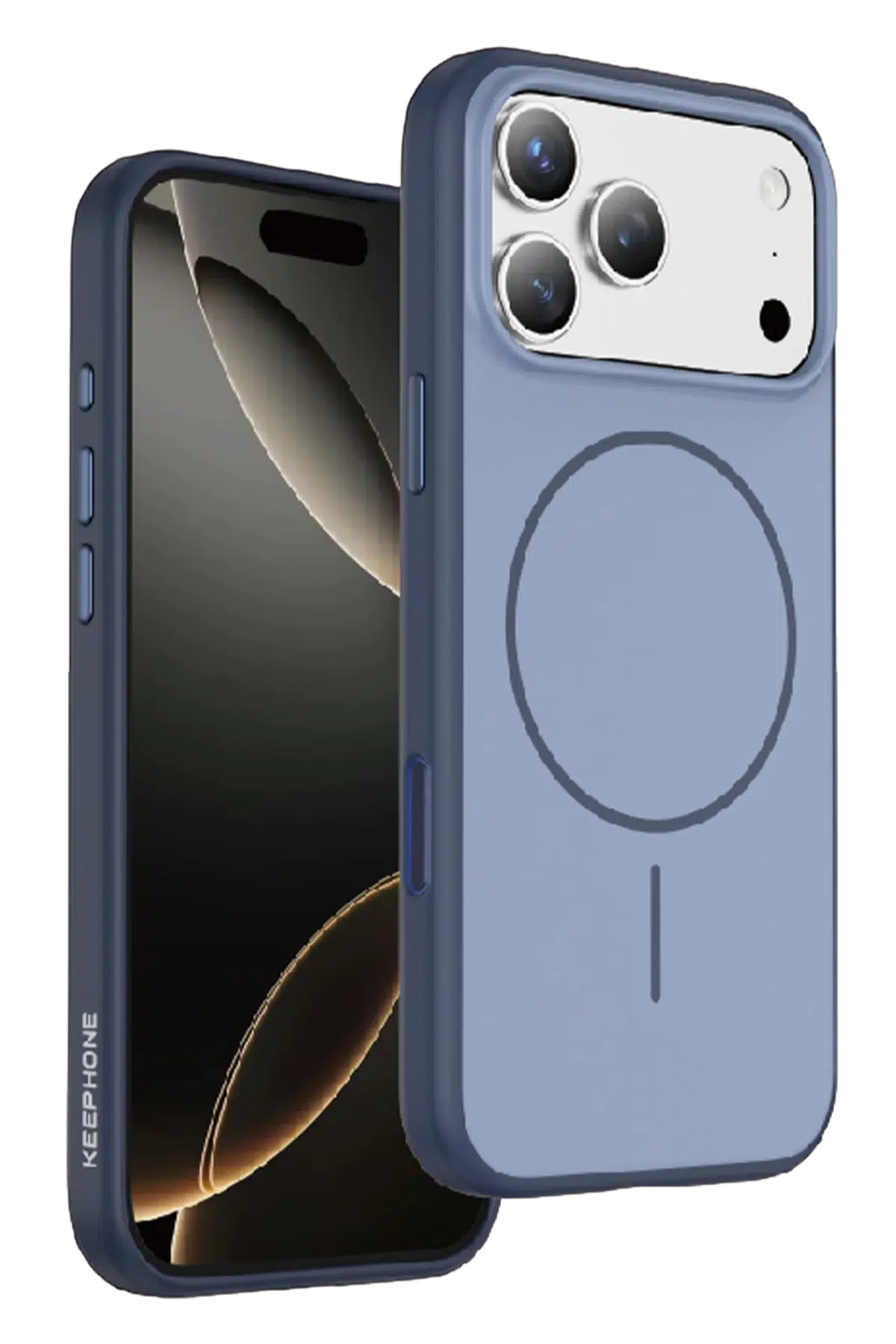 Keephone Apple iPhone 17 Pro Sumee Magsafe Kapak - Mavi