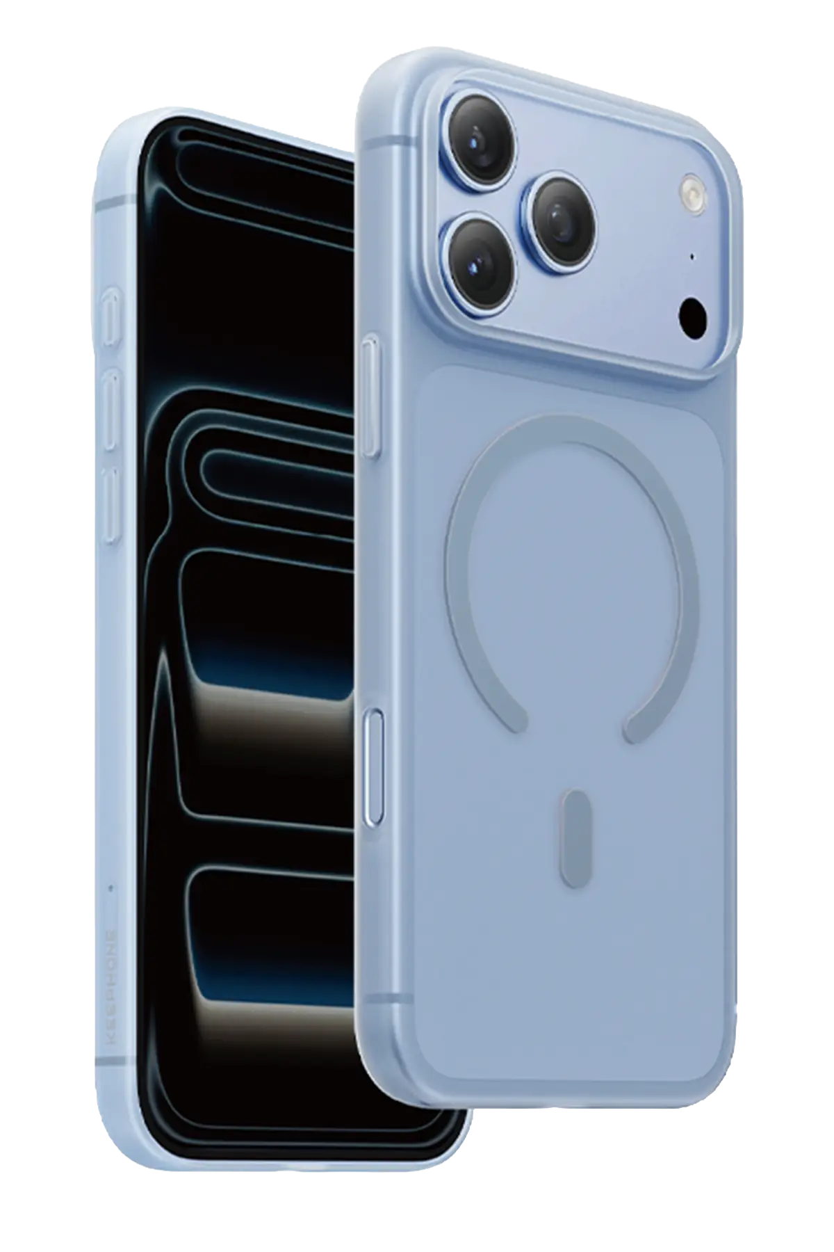 Keephone Apple iPhone 18 Pro AirSkin Pro Magsafe Kılıf - Açık Mavi