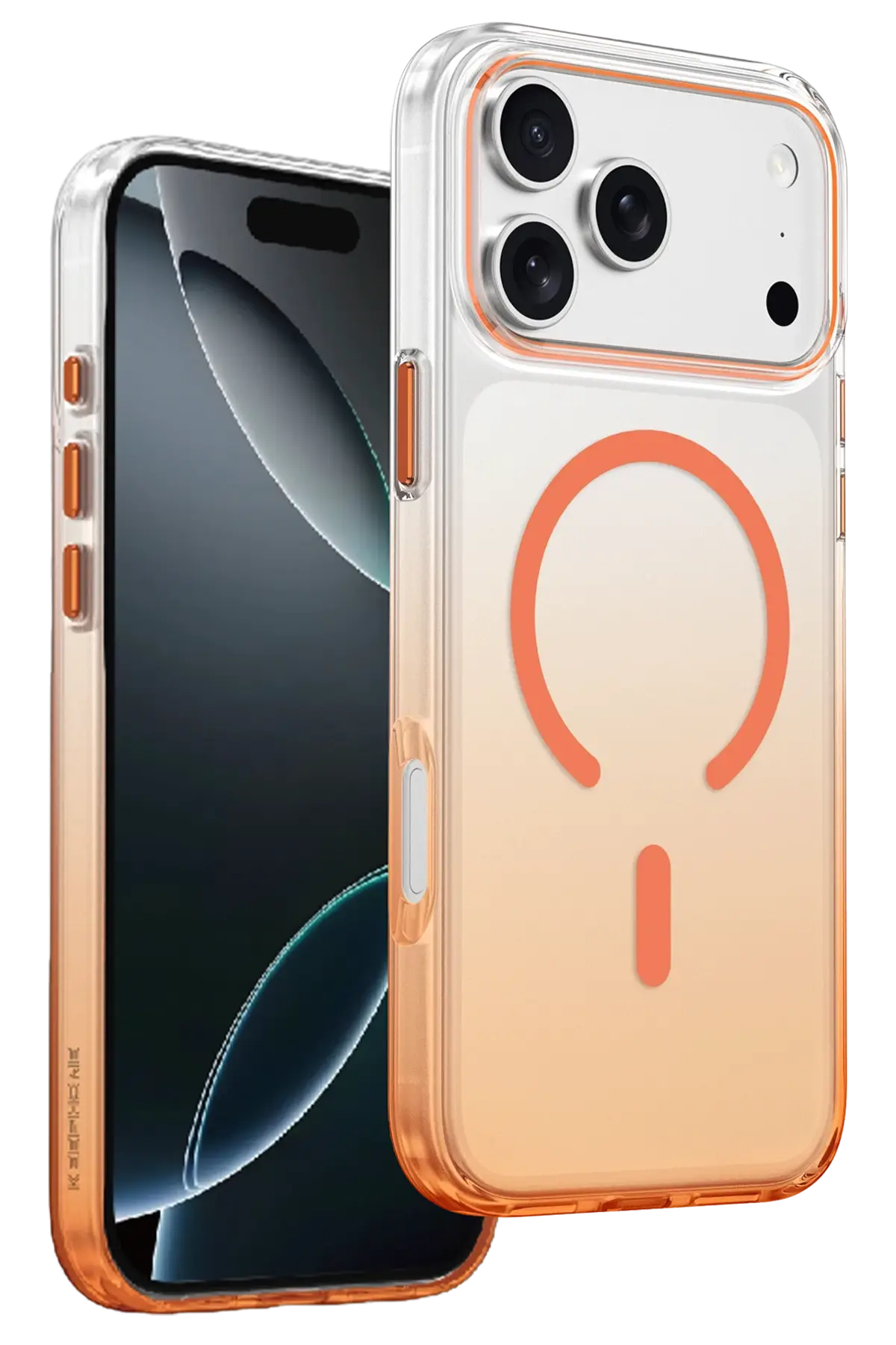 Keephone Apple iPhone 18 Pro Max Aurora Pro Magsafe Kılıf - Turuncu