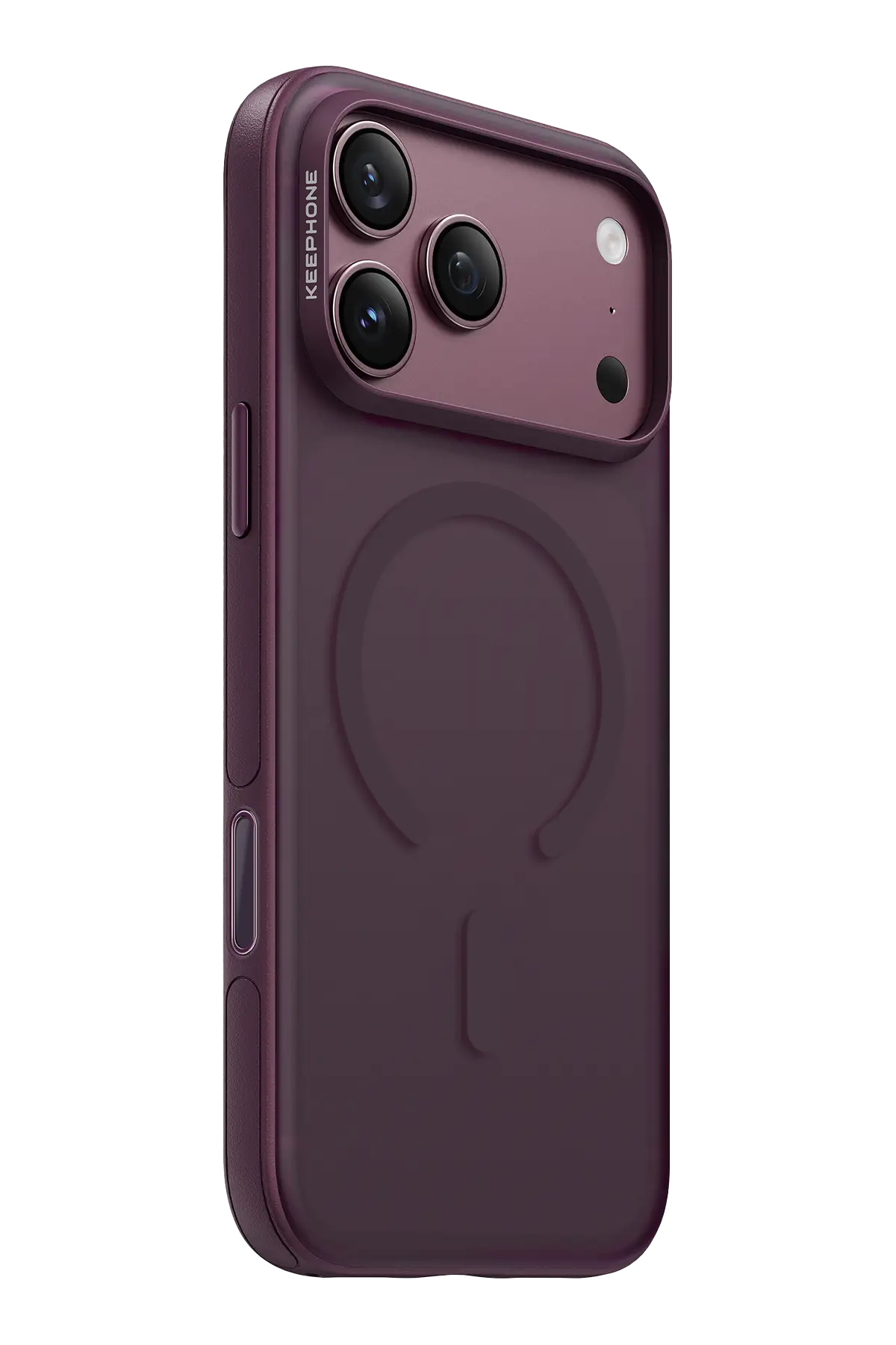 Keephone Apple iPhone 18 Pro Max Gearmag Magsafe Kapak - Bordo