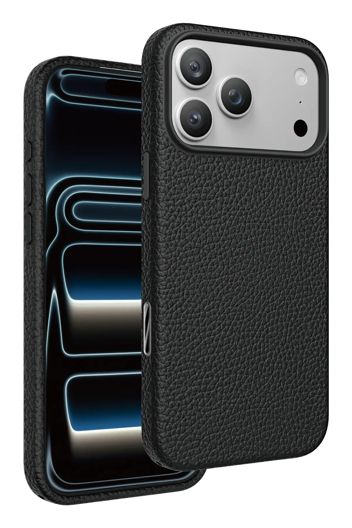 Keephone Apple iPhone 18 Pro Max Lycucci Deri Manyetik Kapak - Siyah