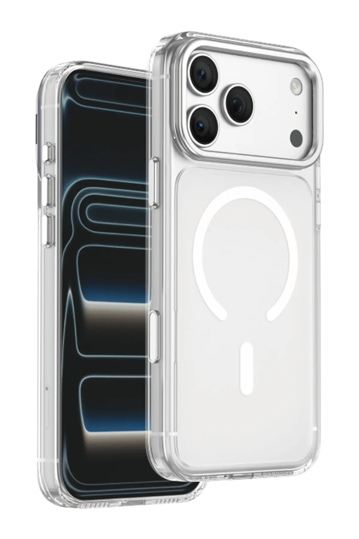 Keephone Apple iPhone 18 Pro Max Magicam Standlı Magsafe Kapak - Şeffaf