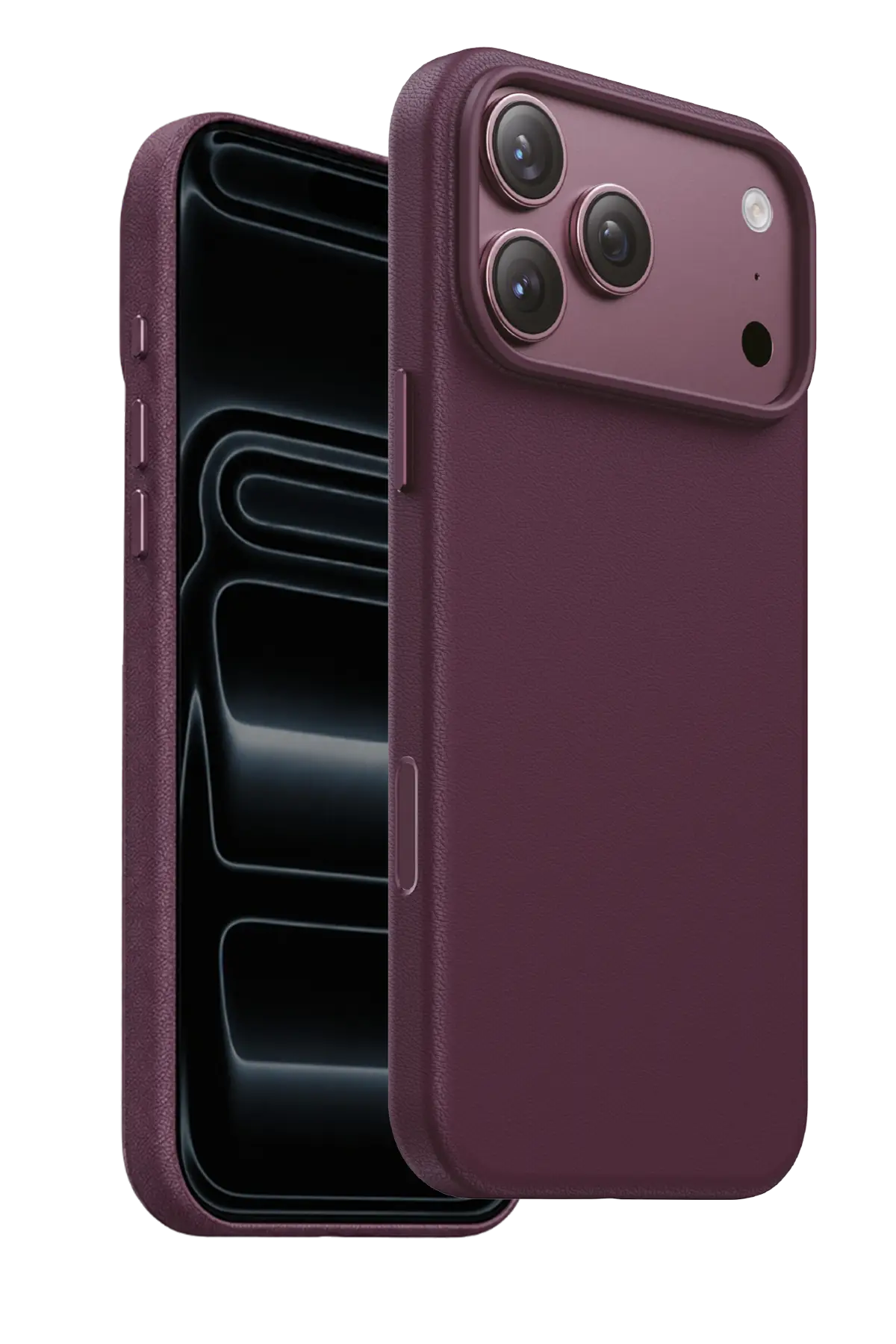 Keephone Apple iPhone 18 Pro Max Peekaboo Magsafe Kapak - Bordo