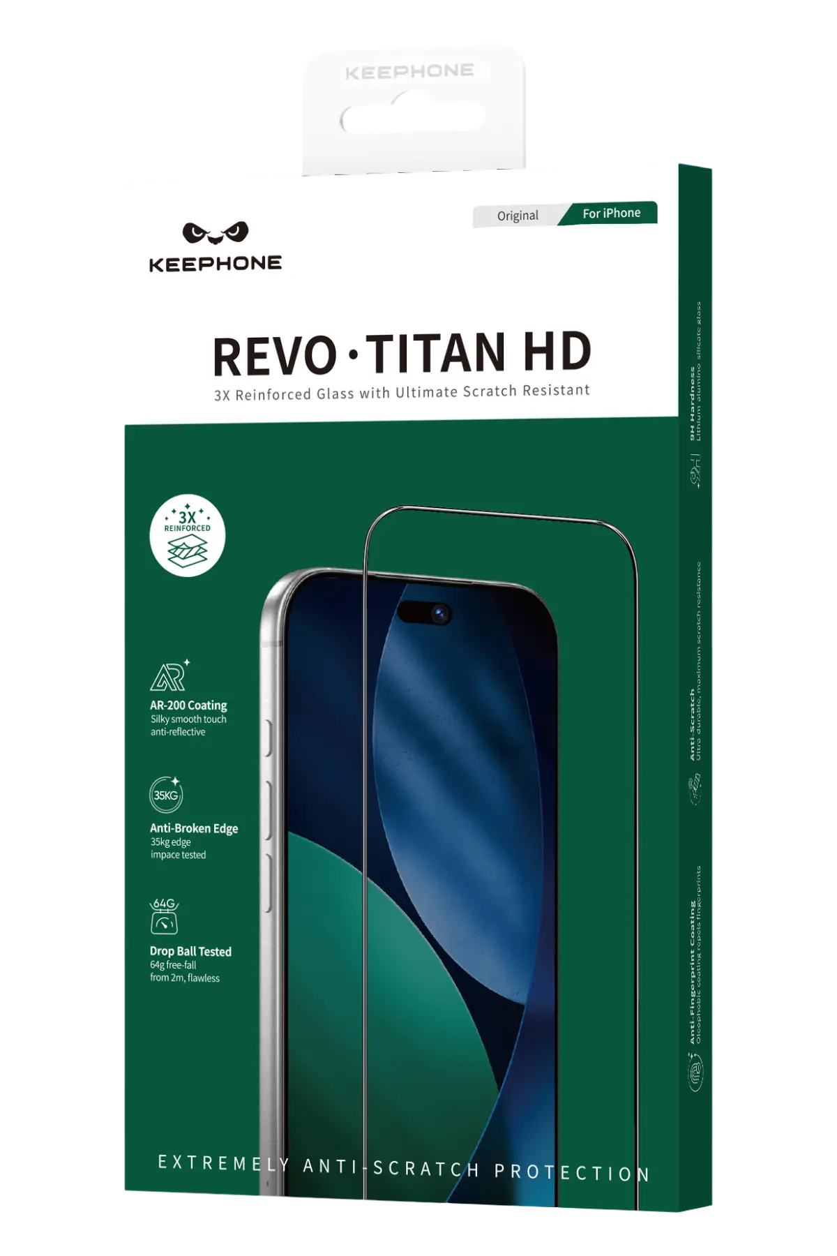 Keephone Apple iPhone 18 Pro Max Revo Titan HD Cam Ekran Koruyucu