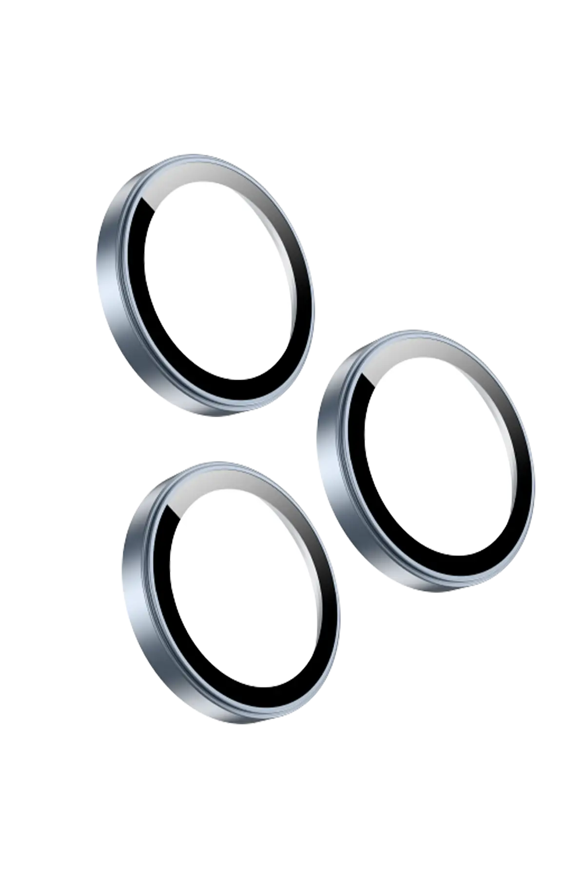 Keephone Apple iPhone 18 Pro Max Sapphire PVD Kamera Lens - Açık Mavi