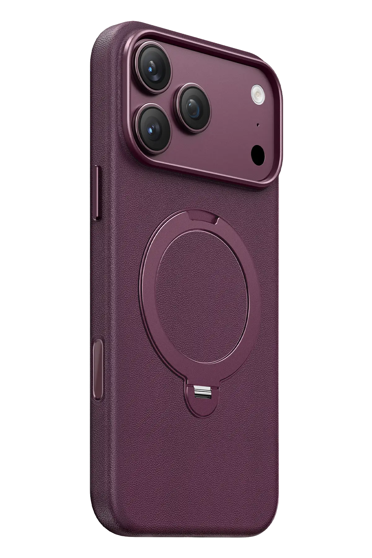 Keephone Apple iPhone 18 Pro Mehold Standlı Magsafe Kapak - Bordo