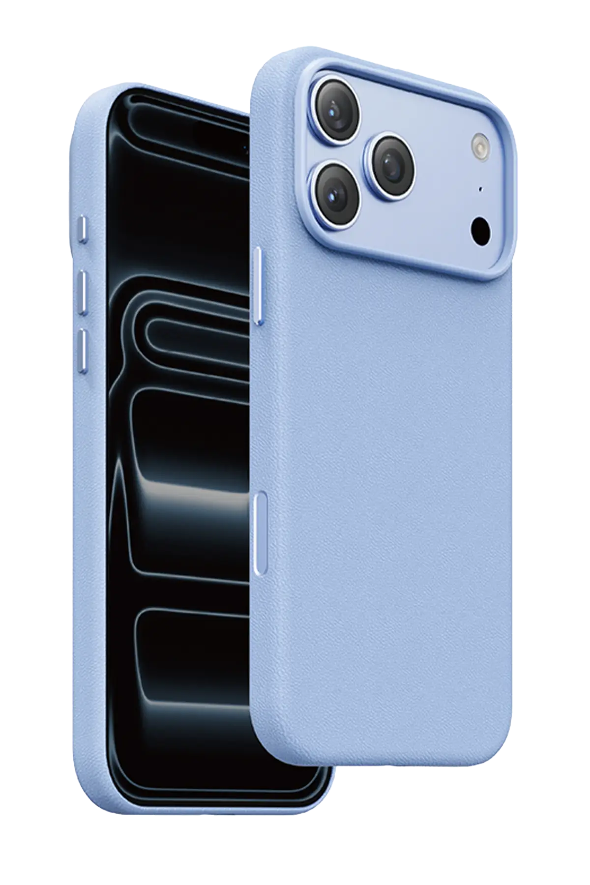 Keephone Apple iPhone 18 Pro Peekaboo Magsafe Kapak - Açık Mavi