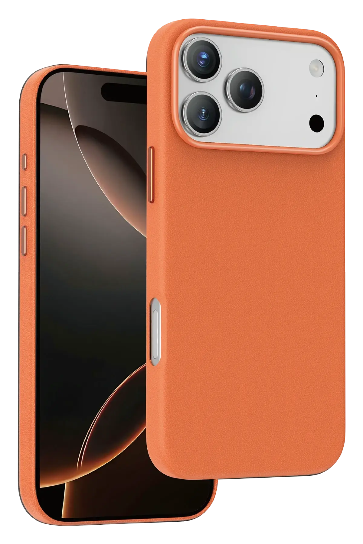 Keephone Apple iPhone 18 Pro Peekaboo Magsafe Kapak - Turuncu