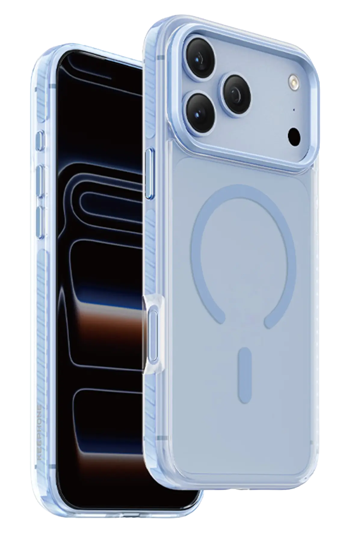 Keephone Apple iPhone 18 Pro Shockstar Magsafe Kapak - Açık Mavi