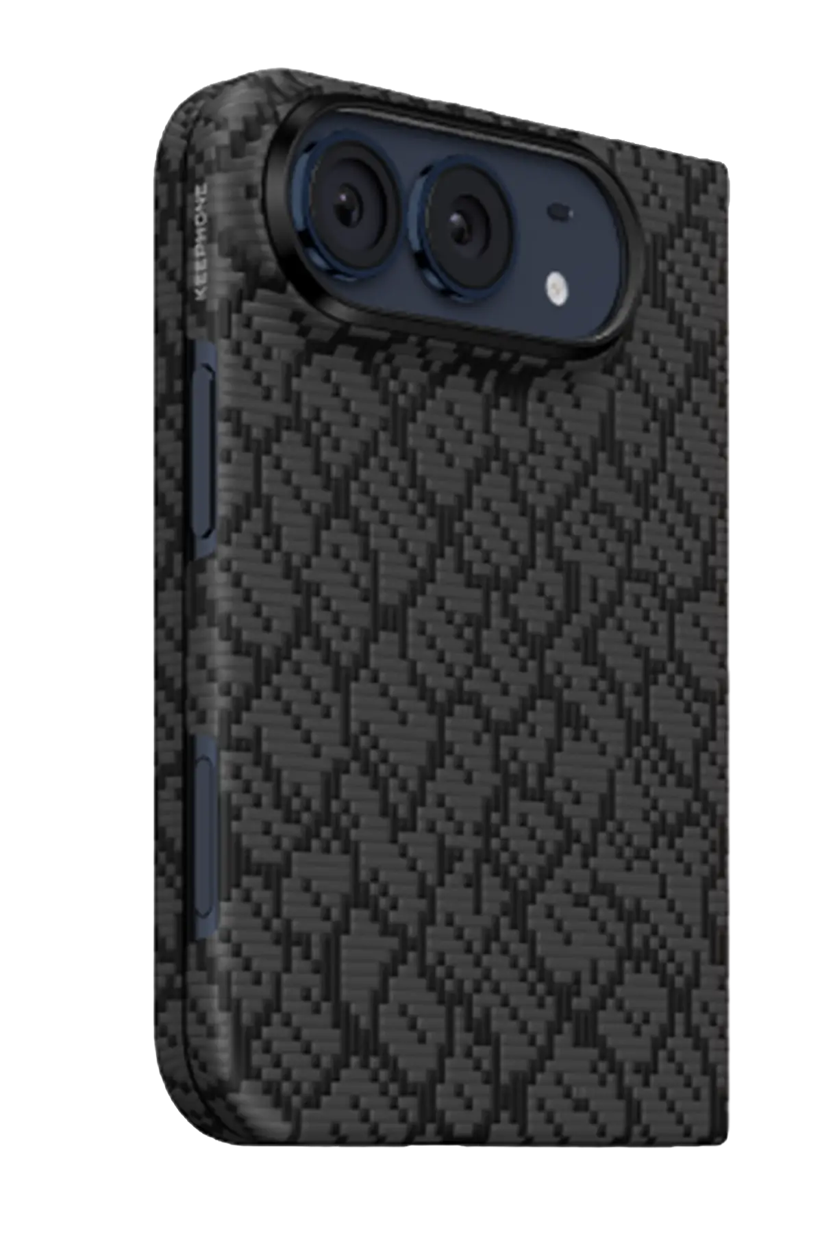 Keephone Apple iPhone Duo Drakon Aramid Magsafe Kapak - Siyah