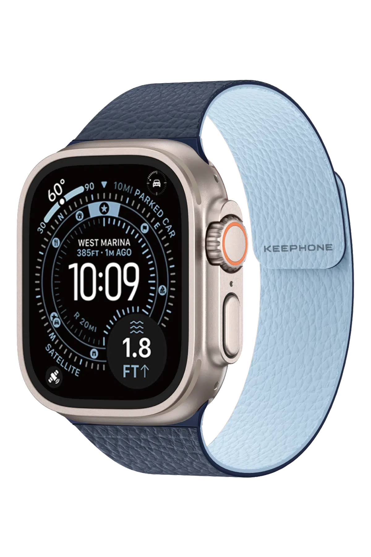Keephone Apple Watch Ultra 49mm Lycucci Kordon - Lacivert