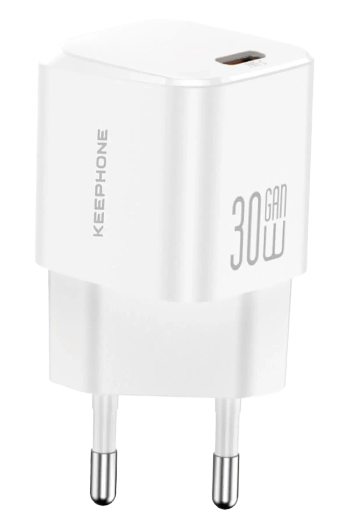 Keephone GaN Wall CH23092 1 Adet 30W Type-C Çıkışlı GaN Şarj Cihazı - Beyaz
