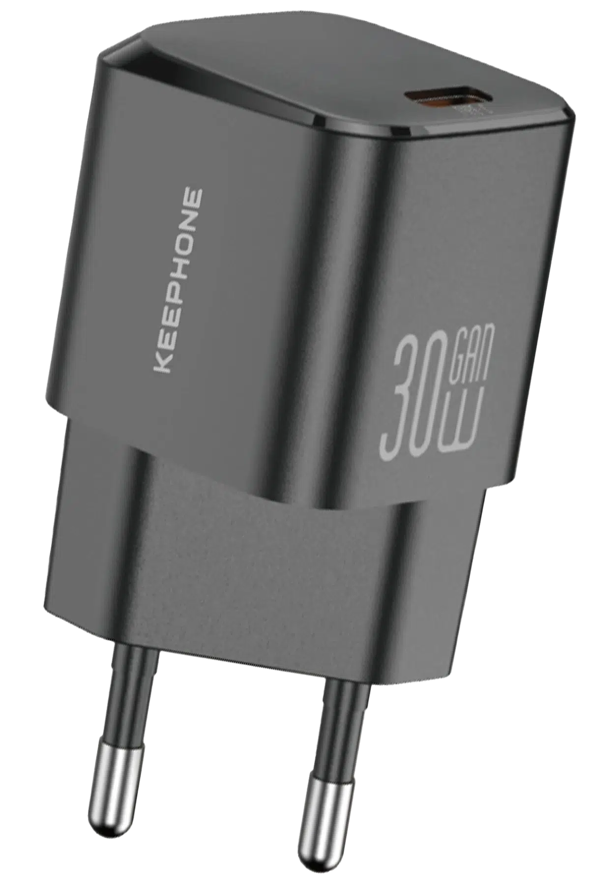 Keephone GaN Wall CH23092 1 Adet 30W Type-C Çıkışlı GaN Şarj Cihazı - Siyah