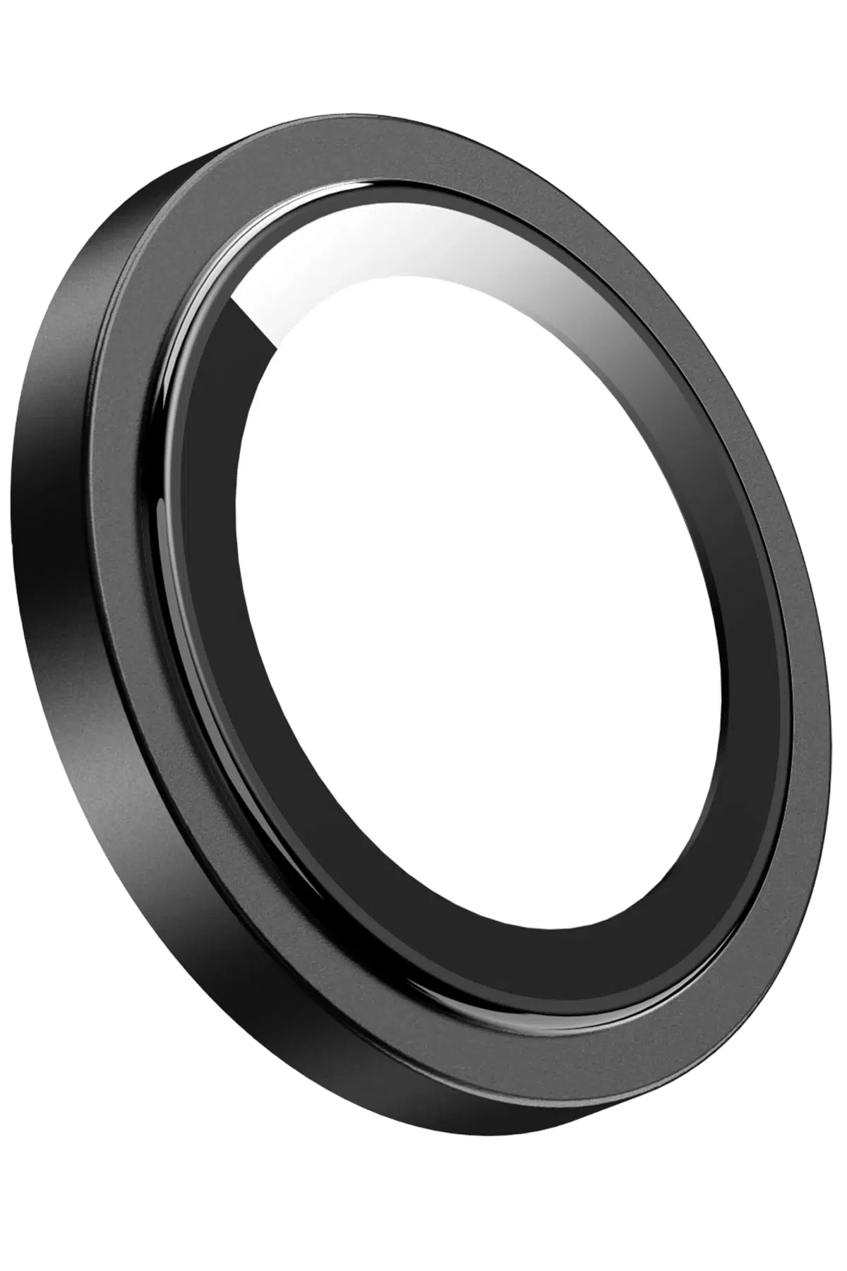 Keephone iPhone 15 Pro Max Capital Alüminyum AR Kamera Lens Koruyucu - Siyah