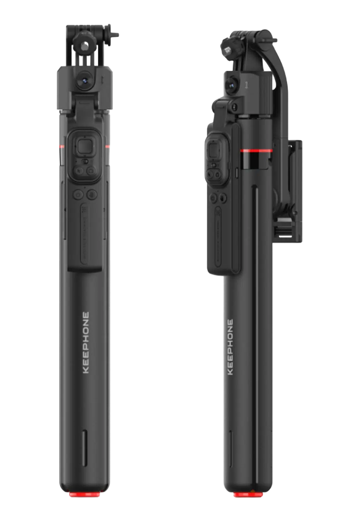 Keephone KP-LA06 BuddyCam 360 Derece AI Auto-Tracking Özellikli BT Selfie Gimbal – Siyah