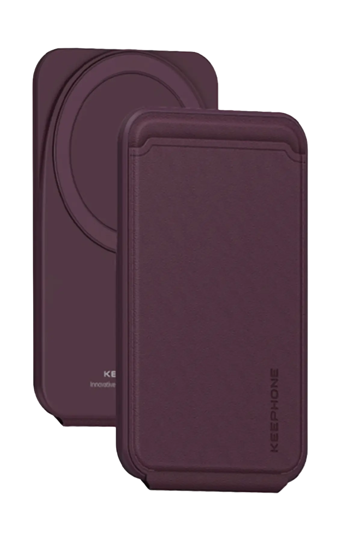 Keephone MagFold Deri Manyetik Cüzdan - Bordo
