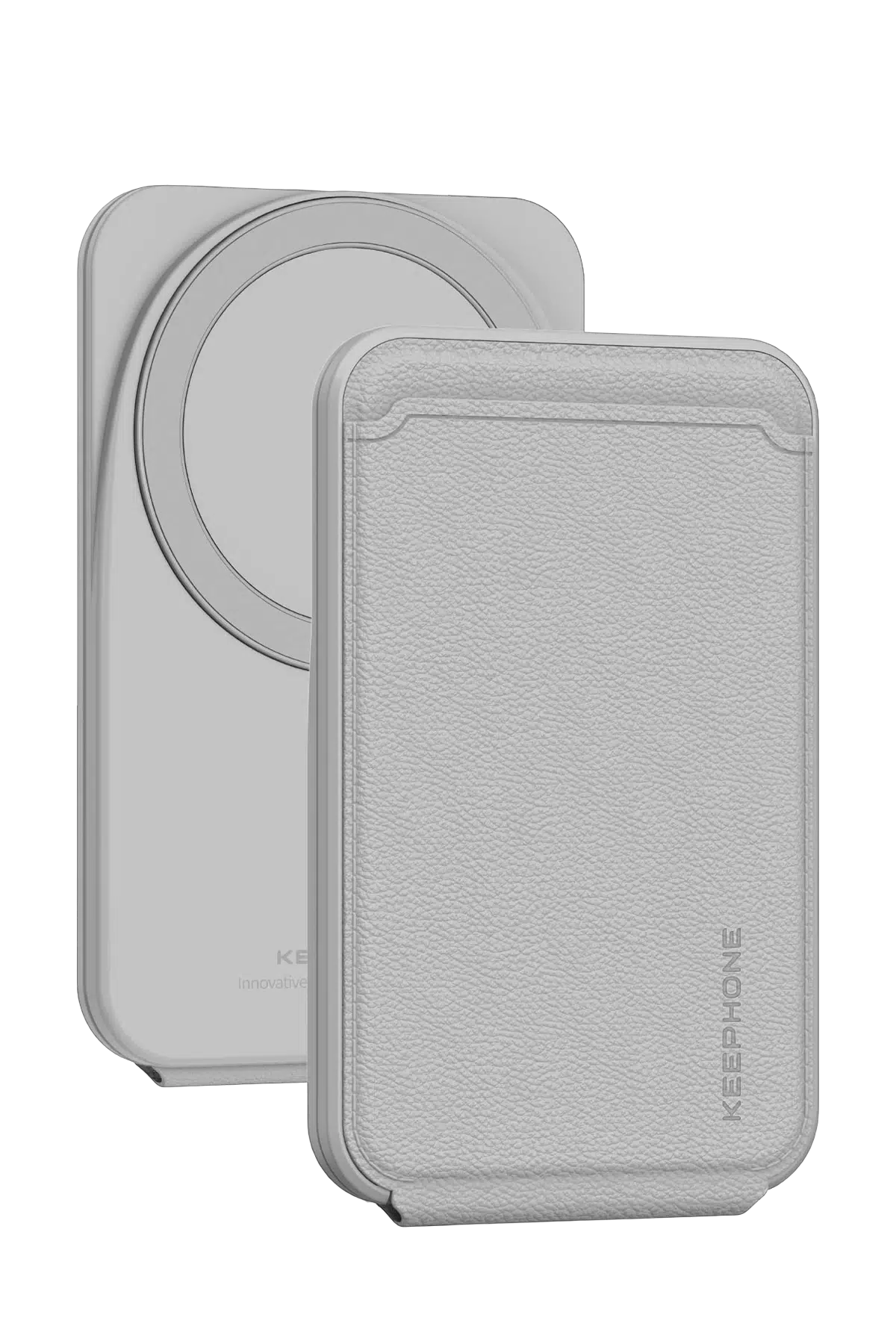 Keephone MagFold Deri Manyetik Cüzdan - Gri