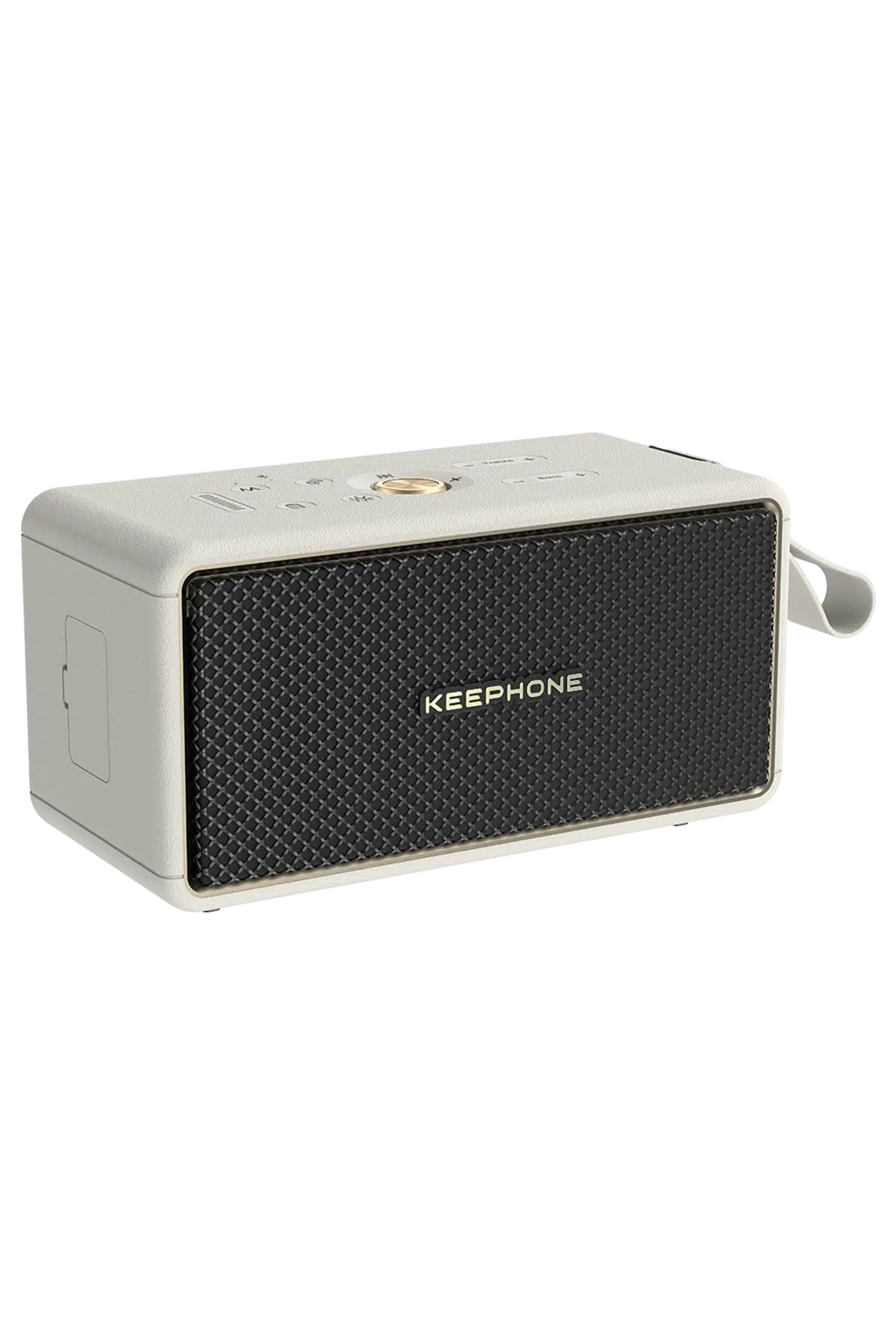 Keephone MusicPod 40W BT 5.3 RGB Işıklı Yüksek Bass Özellikli HiFi Kablosuz Hoparlör – Beyaz