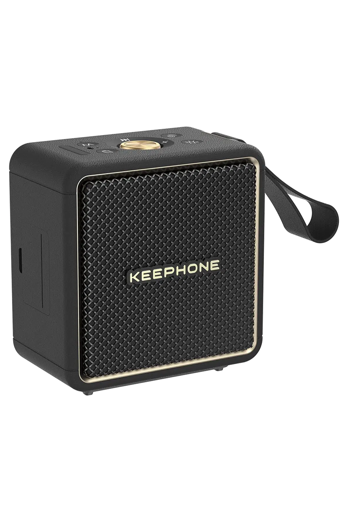 Keephone MusicPod Mini 20W BT 5.3 RGB Işıklı Yüksek Bass Özellikli HiFi Kablosuz Hoparlör – Siyah