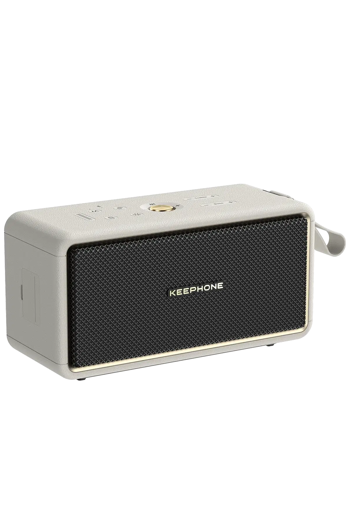 Keephone MusicPod Pro 60W BT 5.3 RGB Işıklı Yüksek Bass Özellikli HiFi Kablosuz Hoparlör – Beyaz