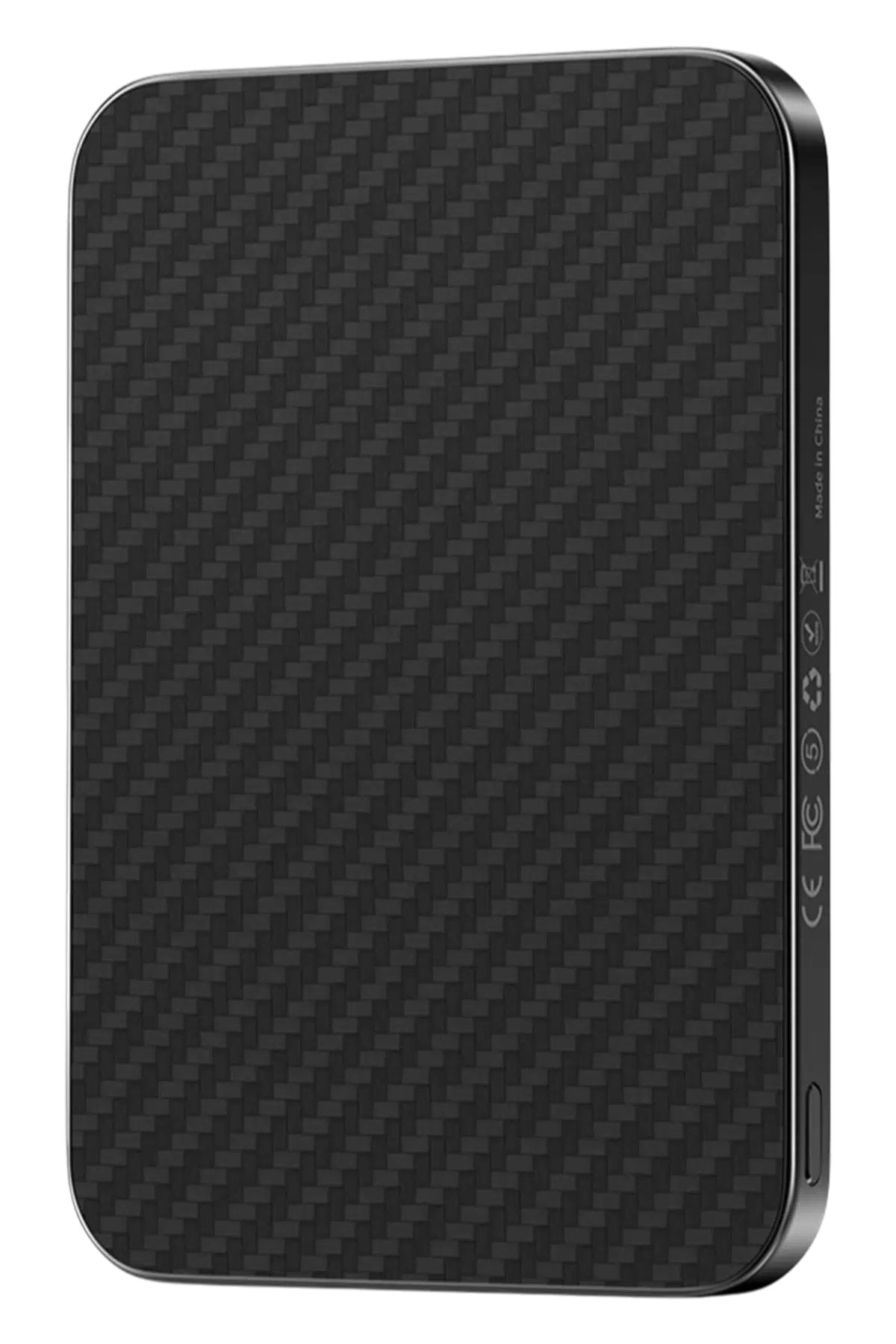 Keephone PB50 Brendy Kevlar 5.000 mAh 20W Type-C ve 15W Kablosuz Şarj Destekli Magsafe Powerbank - Siyah