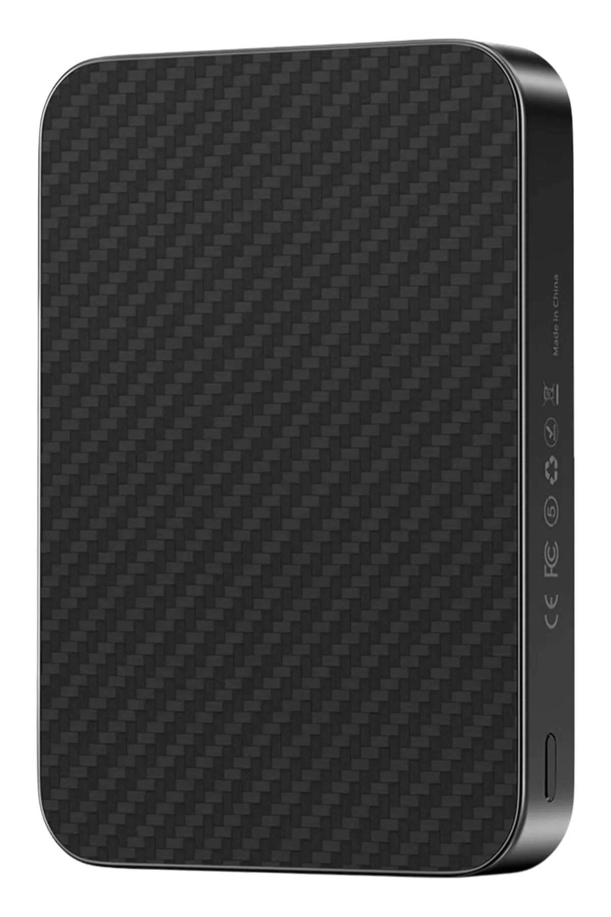 Keephone PB51 Brendy Kevlar 10.000 mAh 22.5W USB 20W Type-C ve 15W Kablosuz Şarj Destekli Magsafe Powerbank - Siyah