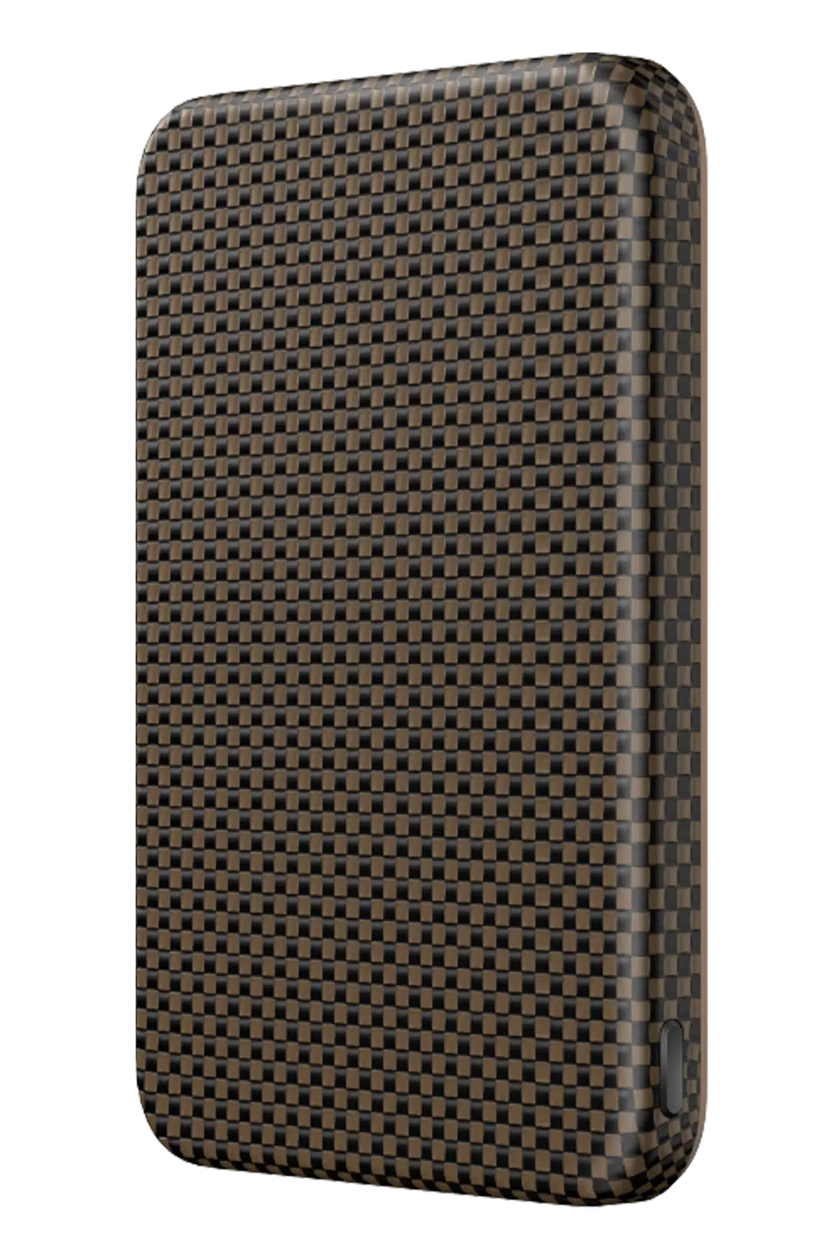 Keephone PB55 Kavos Kevlar 5.000 mAh 20W Type-C ve Semi Solid Destekli Powerbank - Kahverengi