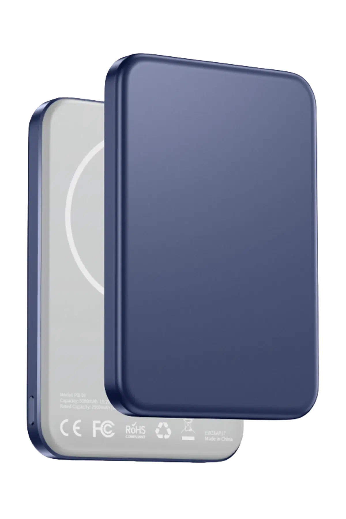 Keephone PB59 Glossey 5.000 mAh 20W Type-C ve 15W Kablosuz Şarj Destekli Magsafe Powerbank - Lacivert