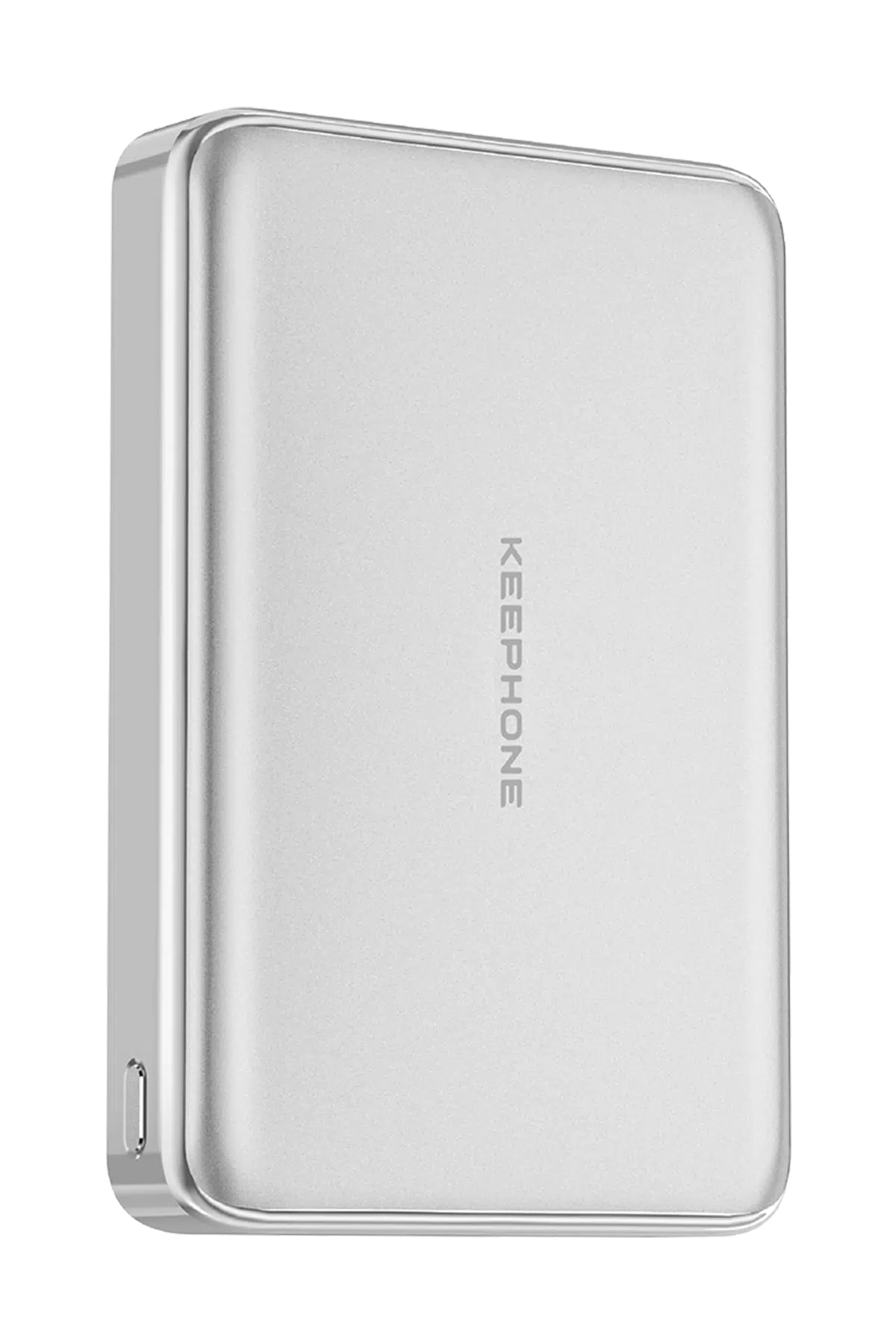 Keephone PB68 Shanks 10.000 mAh 25W Qi2 MagSafe ve Semi Solid Destekli Powerbank - Gümüş