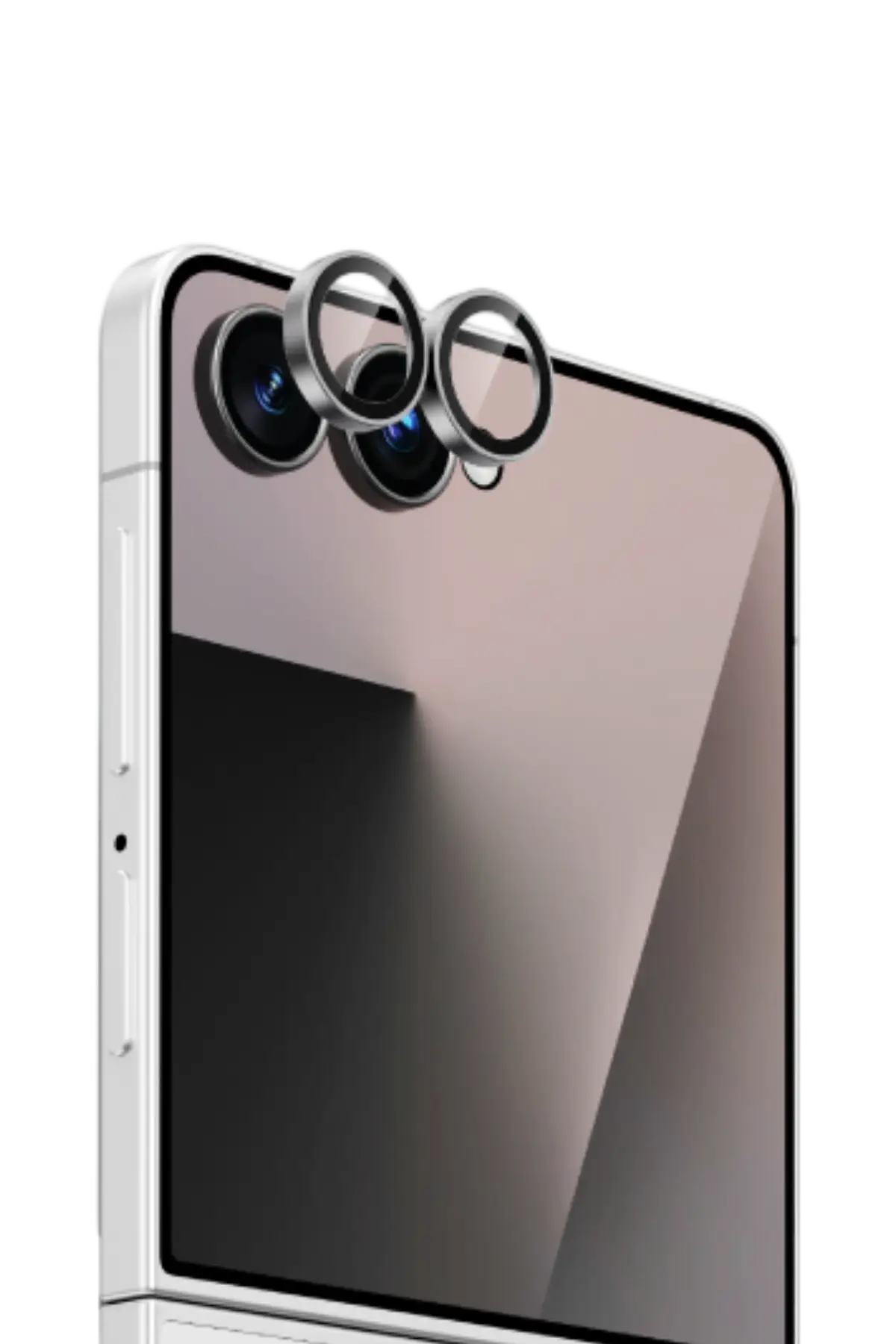 Keephone Samsung Galaxy Z Flip 8 Optix-5 Kamera Lens Koruyucu - Gri