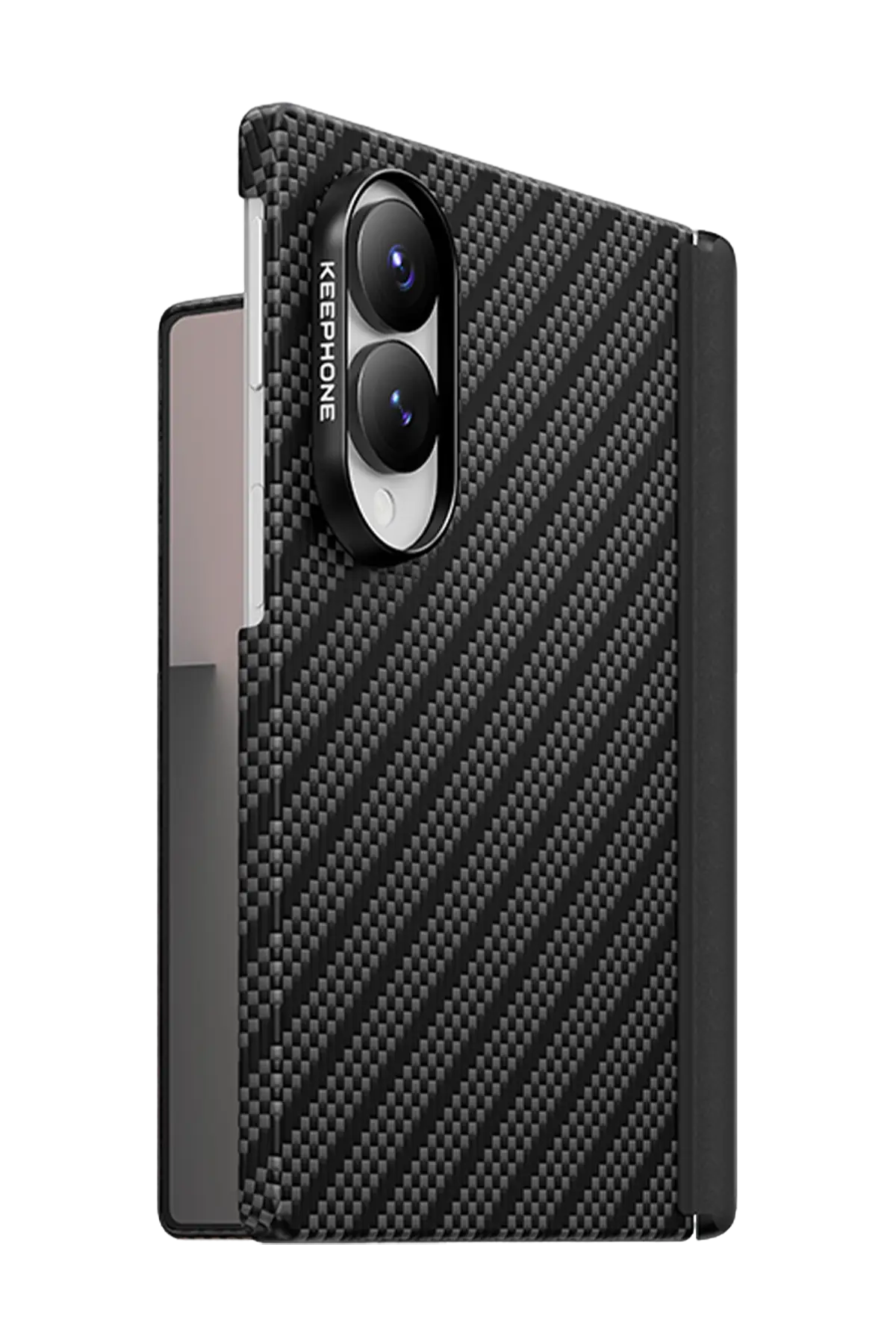 Keephone Samsung Galaxy Z Fold 8 Kevlar Mirage Magsafe Kılıf - Black Robin