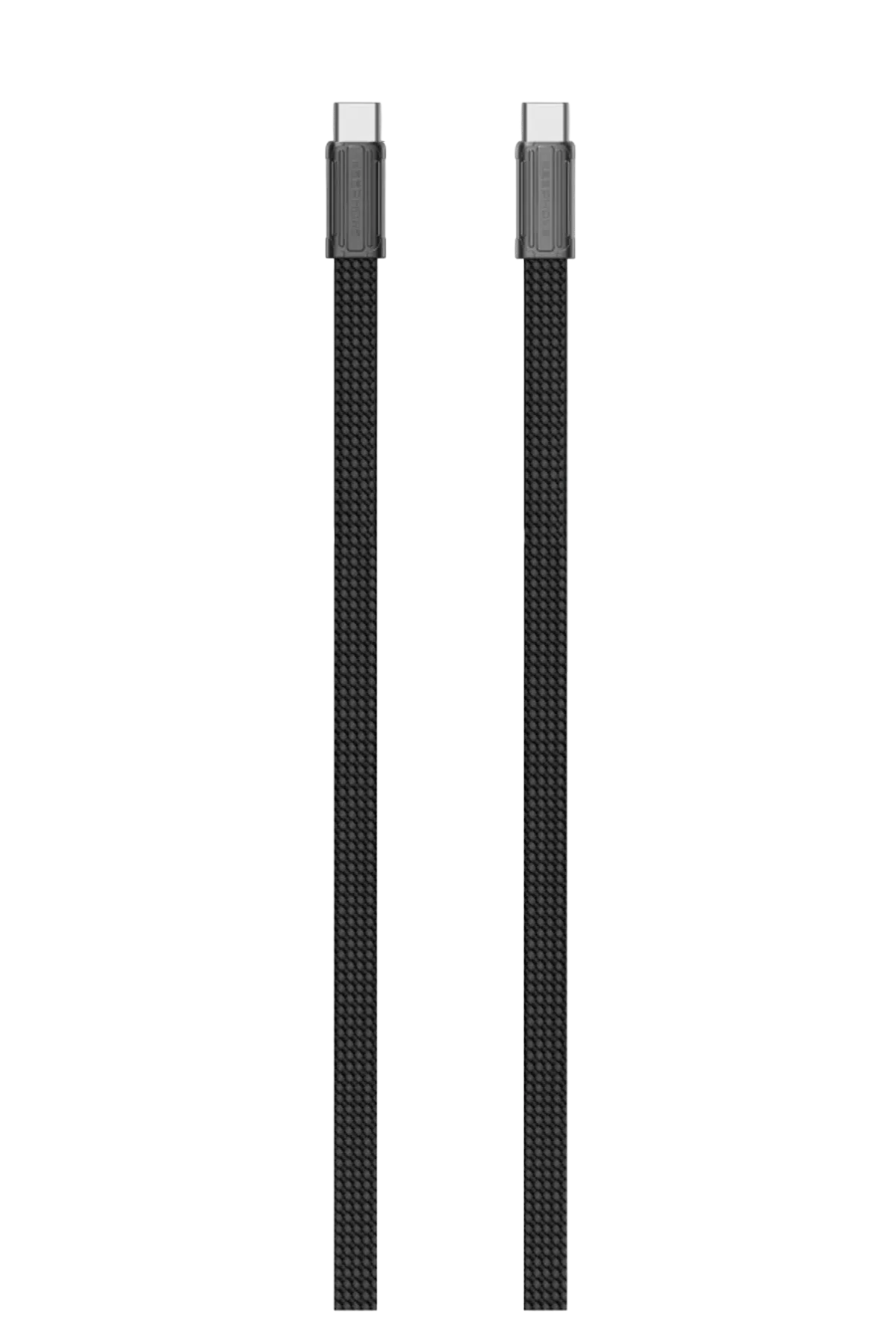Keephone Weaveport 1.2M 60W Type-C to Type-C PD Hızlı Şarj Data Kablosu - Siyah