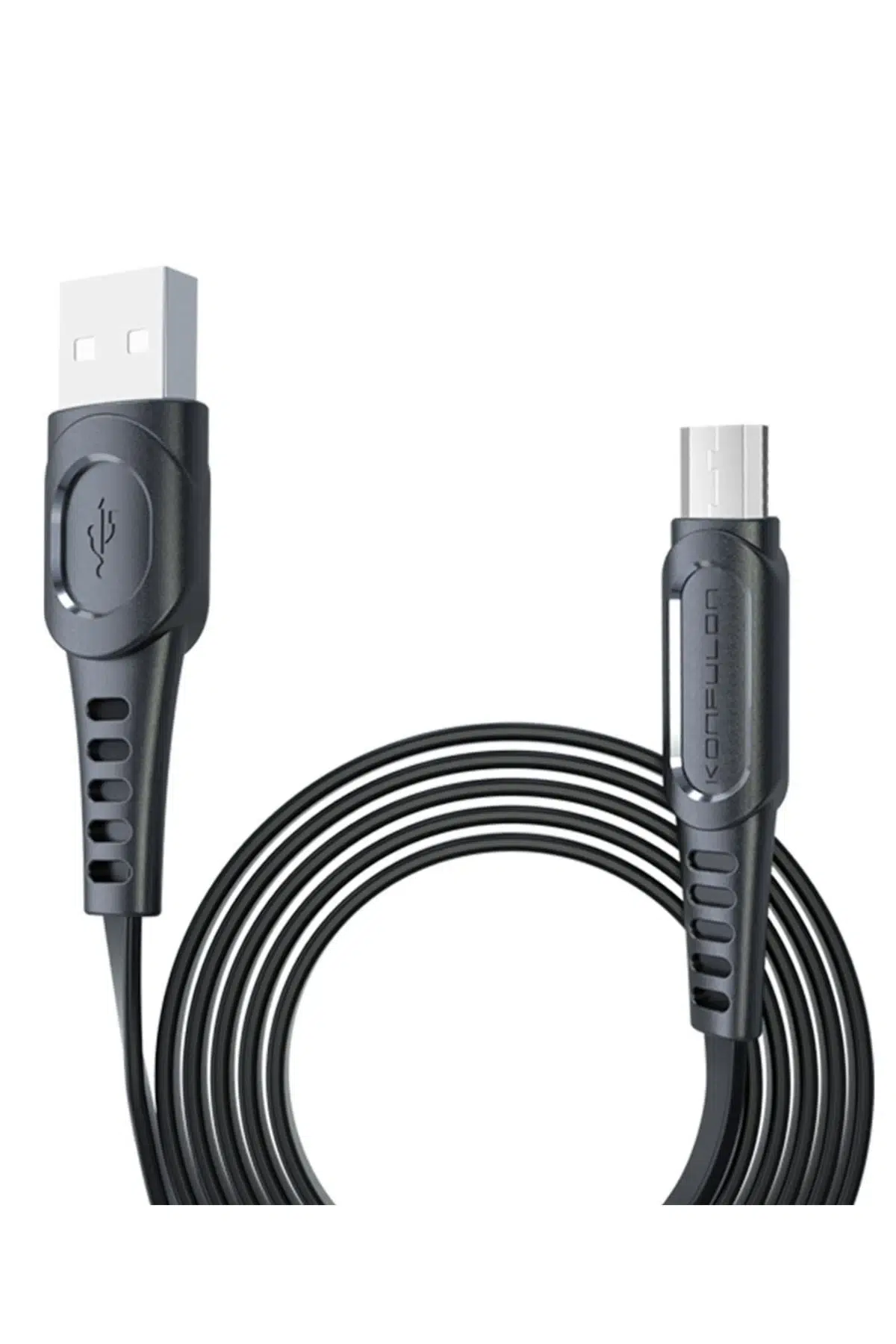 Fuchsia DC01 Süper Hızlı Micro USB Kablo 1M 2.4A - Siyah