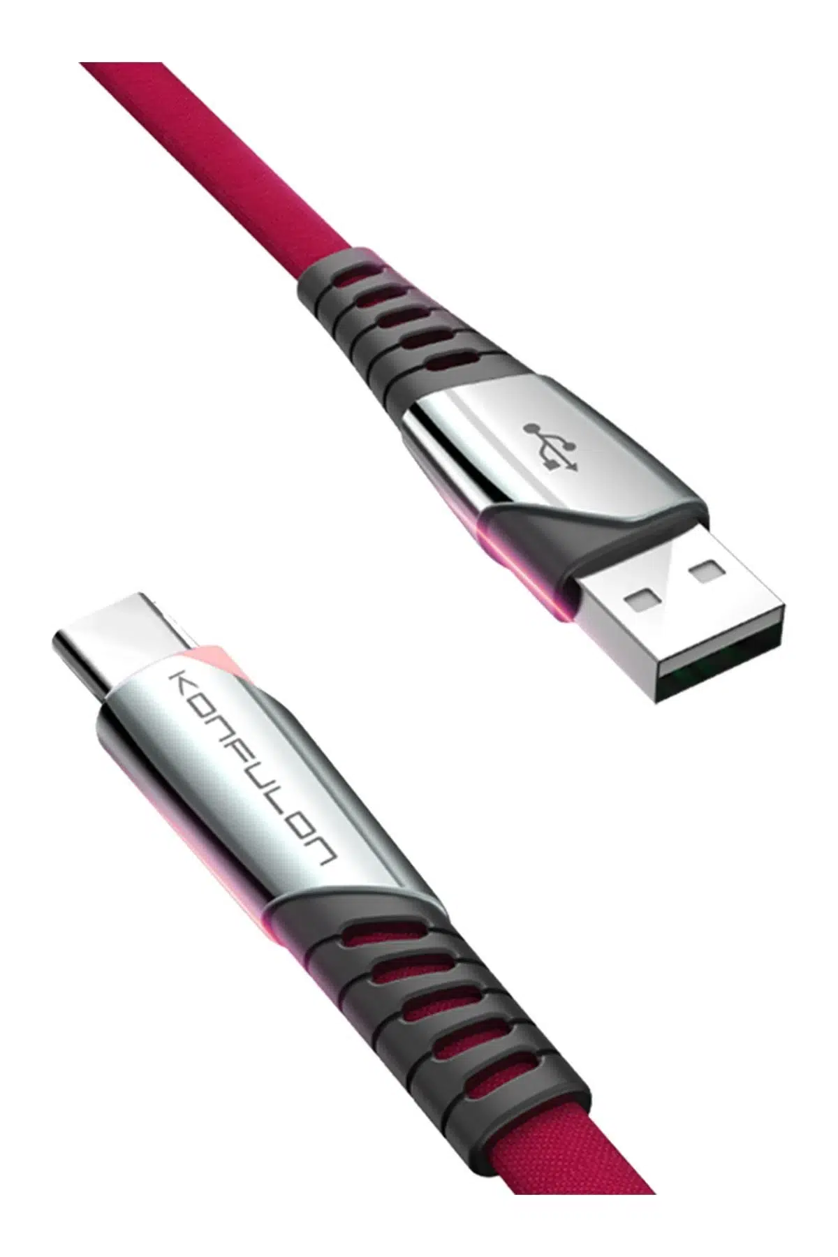 Konfulon DC18 Type-C Kablo 1M 5A - Kırmızı