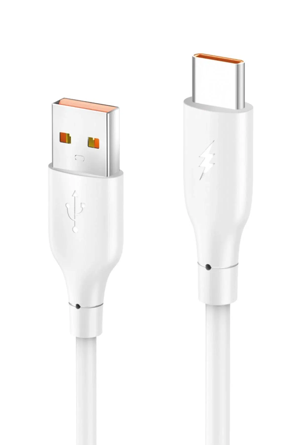 Fuchsia DC65 USB to Type-C 1M 3.0A Hızlı Şarj Kablo - Beyaz