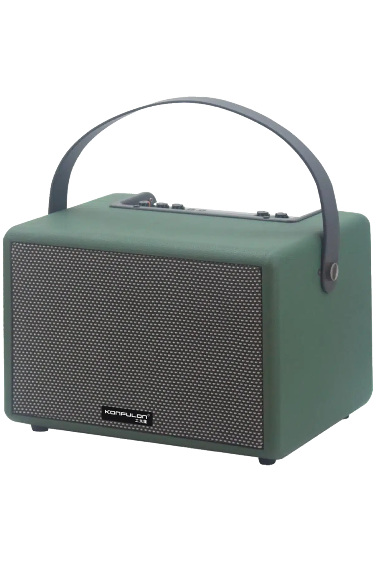 Konfulon F31 50W Sürücülü 2 Adet Mikrofonlu BT 5.2 Kablosuz Hoparlör - Yeşil