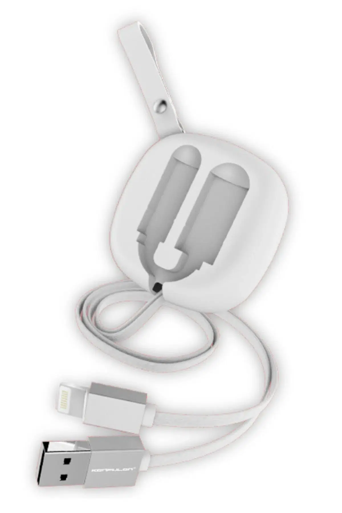 Konfulon S80 Lightning Kablo iphone Uyumlu 20cm-1M 2A - Beyaz