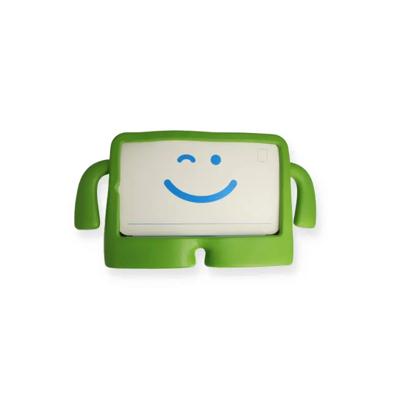 Fuchsia Lenovo M10 Plus TB-X606F ile Uyumlu kOkO Eğlenceli Karakterli Standlı Çocuk Tablet Kılıfı - Yeşil