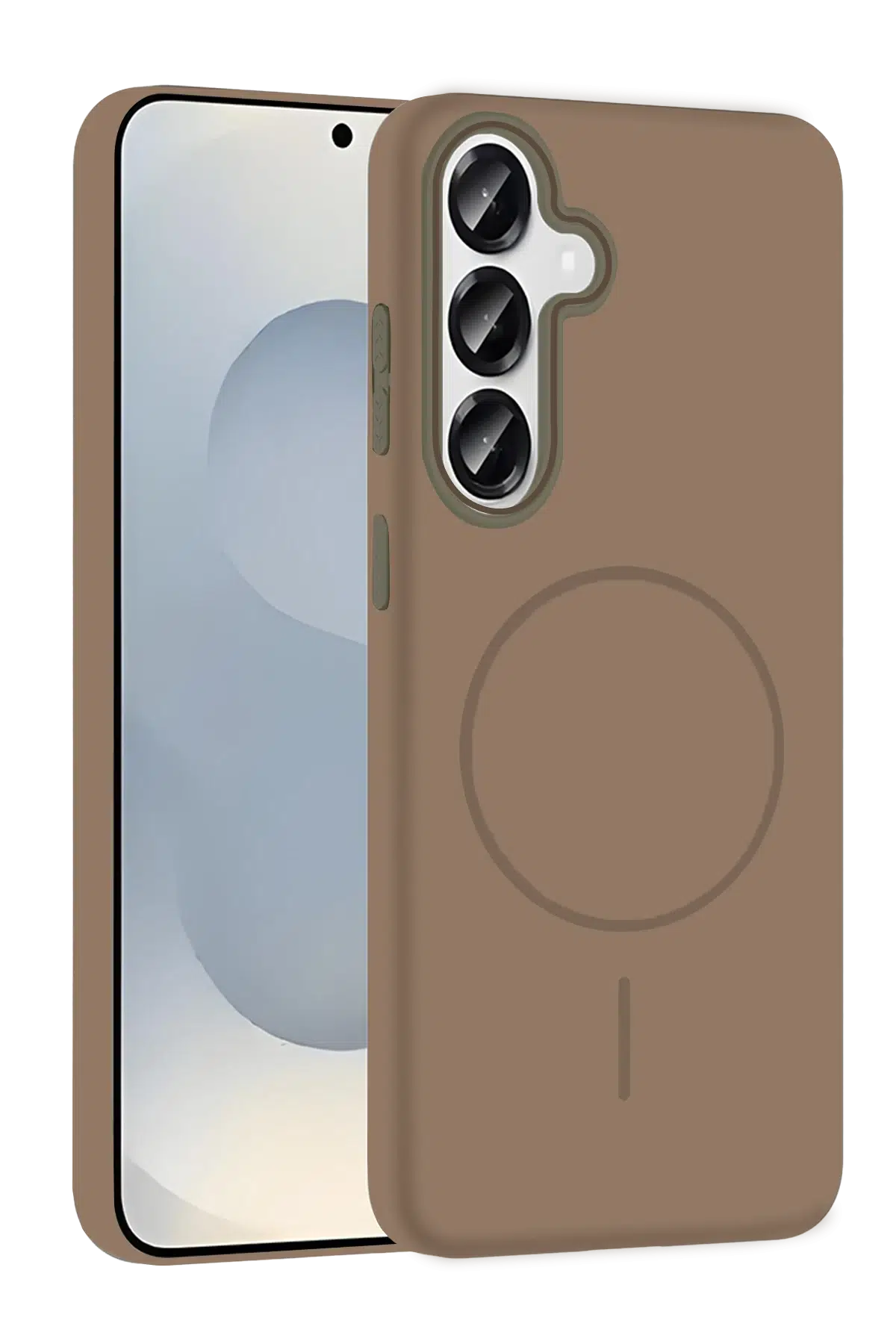 Samsung Galaxy S23 FE Broş Magsafe Kapak - Çöl Titanyum