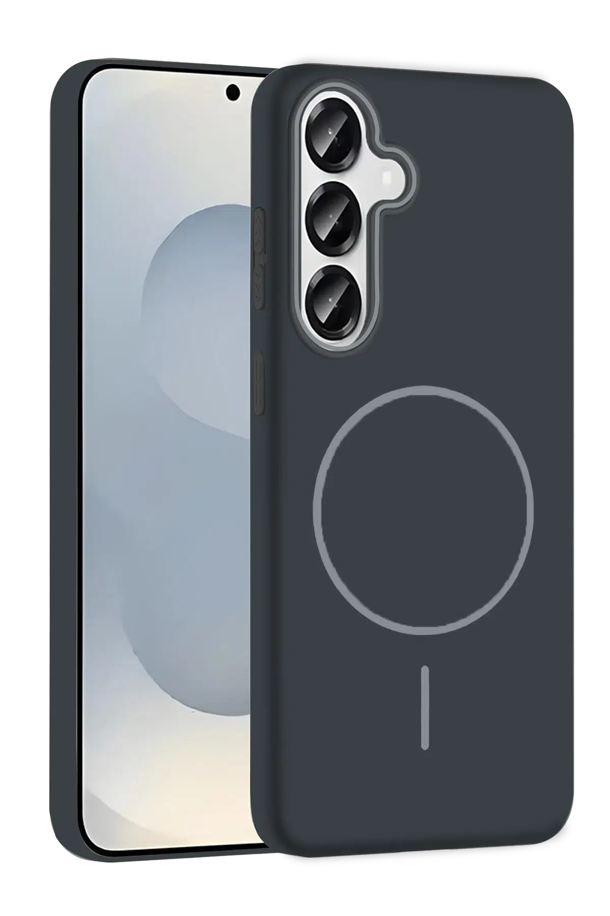 Samsung Galaxy S23 FE Broş Magsafe Kapak - Füme