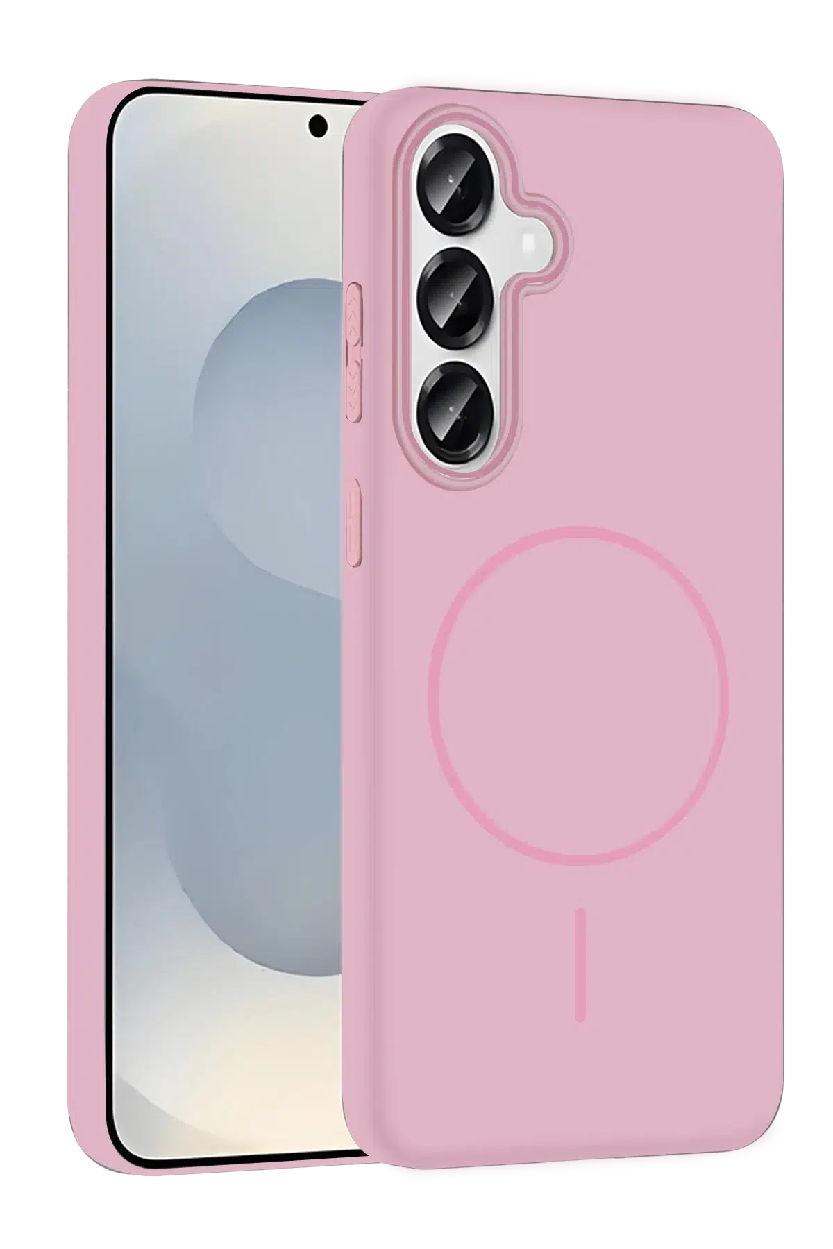 Samsung Galaxy S23 FE Broş Magsafe Kapak - Pembe