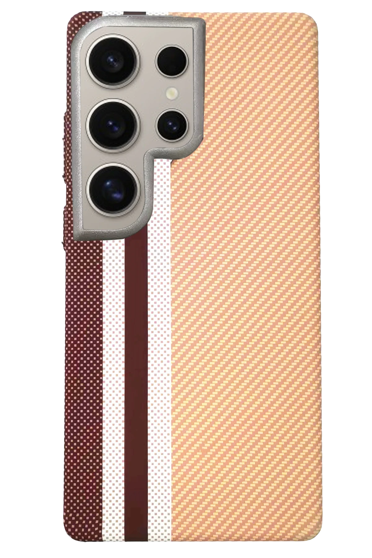 Samsung Galaxy S23 Ultra Besa Magsafe Kapak - Krem