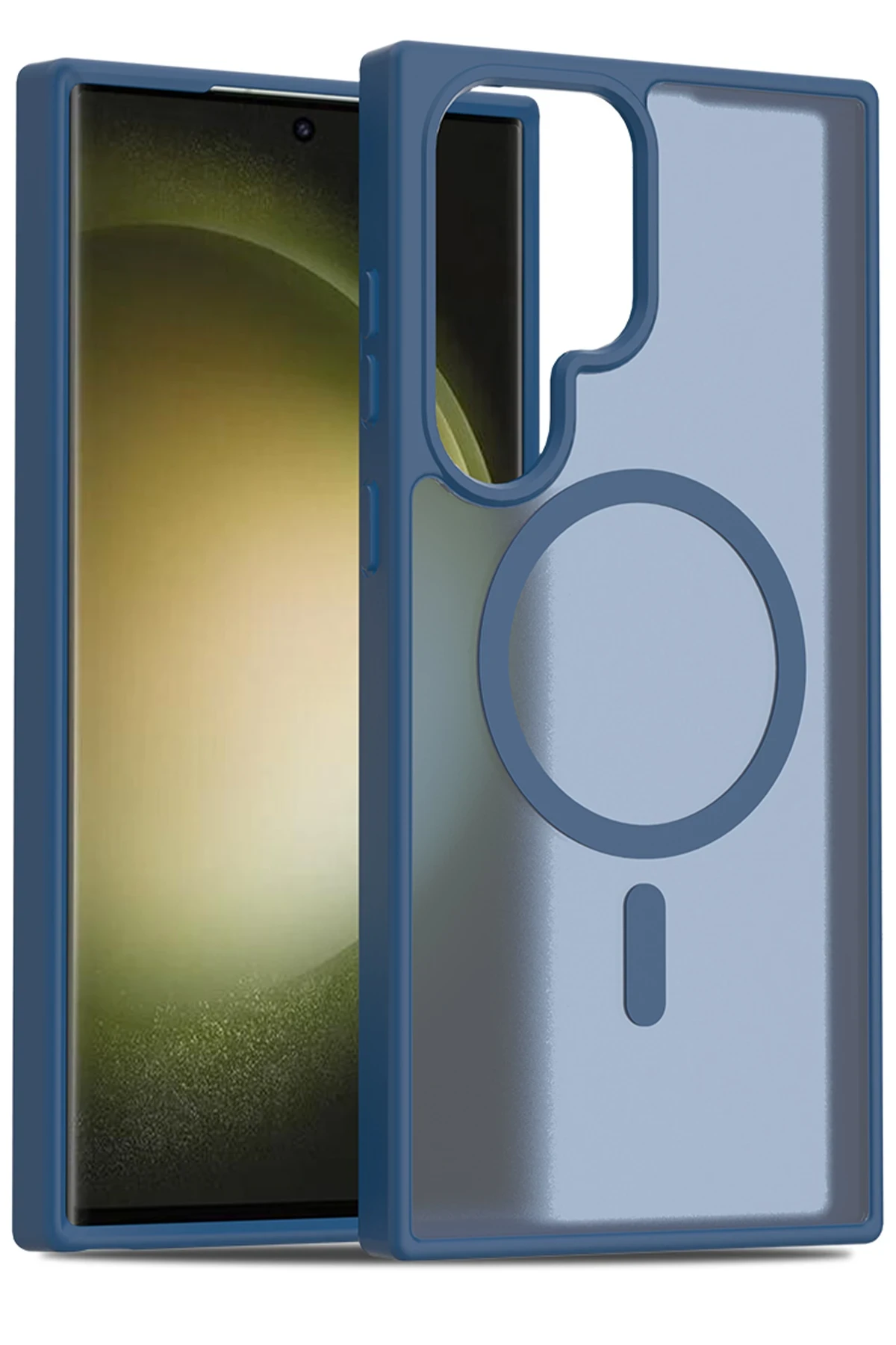 Samsung Galaxy S23 Ultra Jota Magsafe Kapak - Lacivert