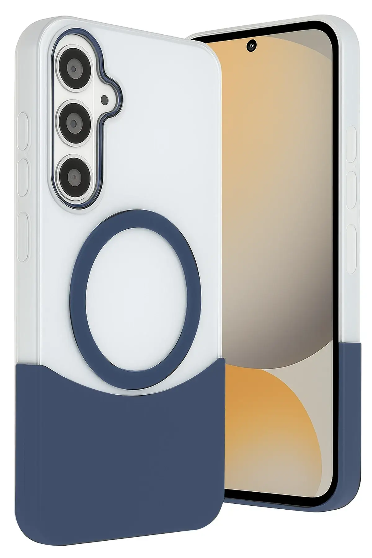 Samsung Galaxy S24 FE Velar Magsafe Kapak - Lacivert