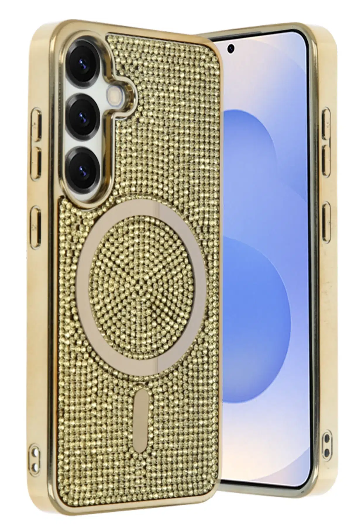 Samsung Galaxy S24 Helen Magsafe Kapak - Gold