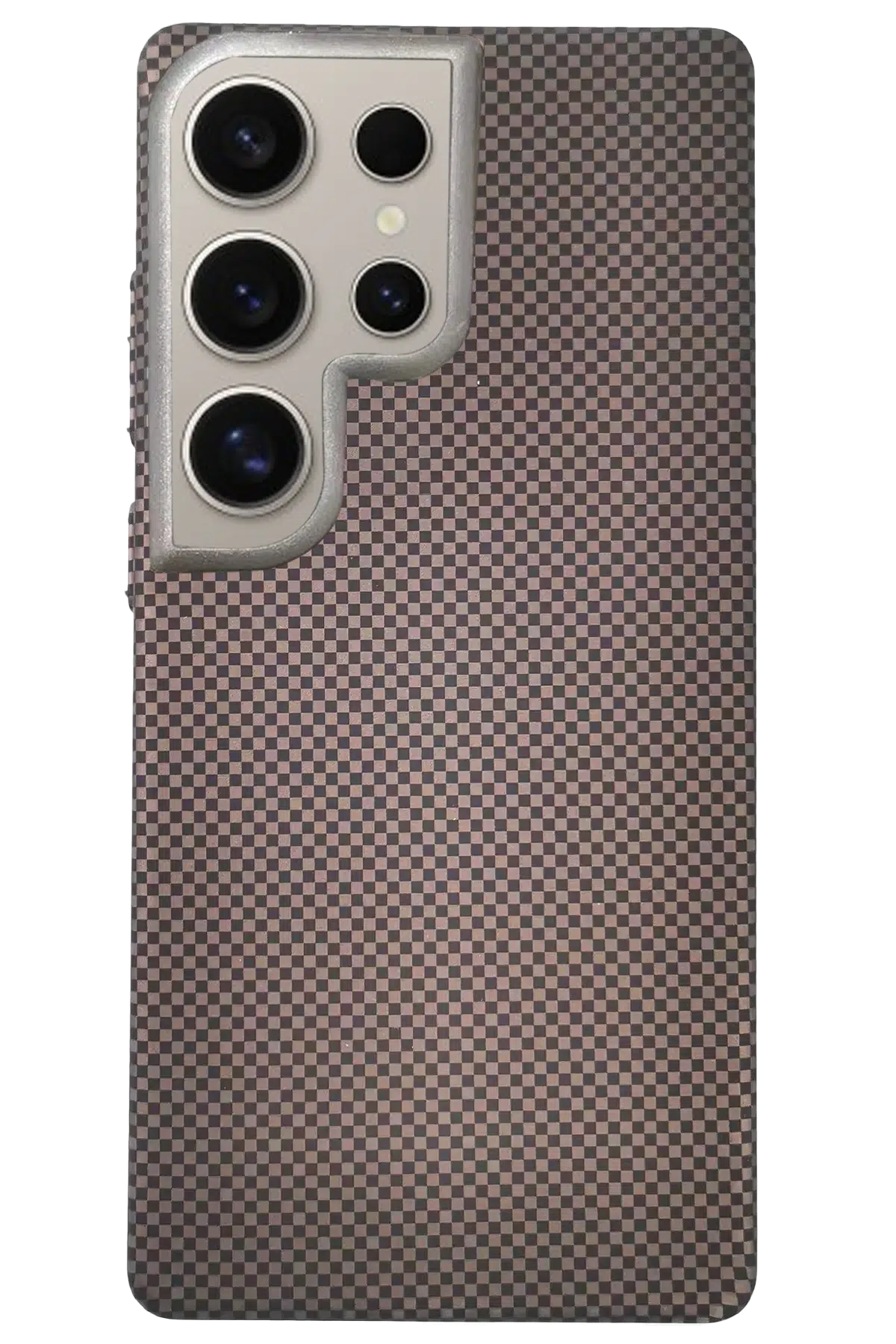 Samsung Galaxy S24 Ultra Besa Magsafe Kapak - Natural Grey