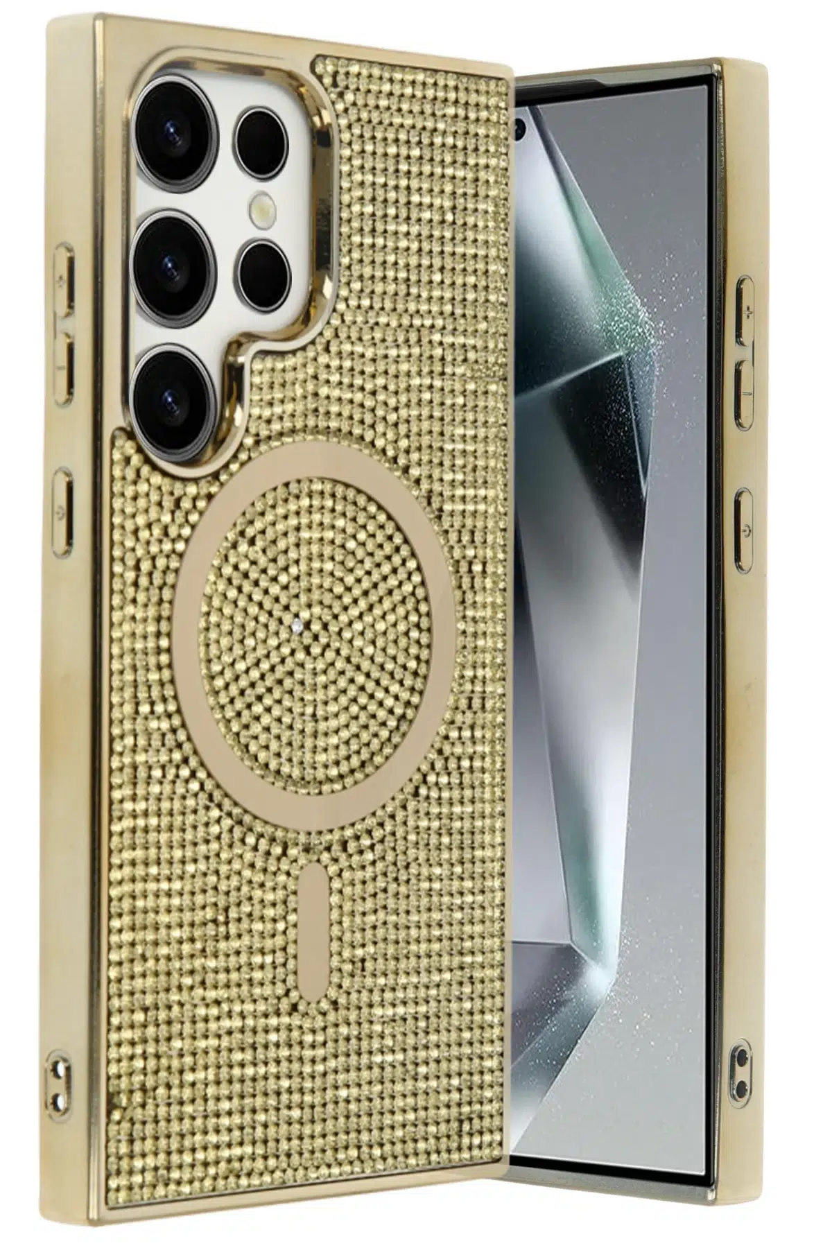 Samsung Galaxy S24 Ultra Helen Magsafe Kapak - Gold